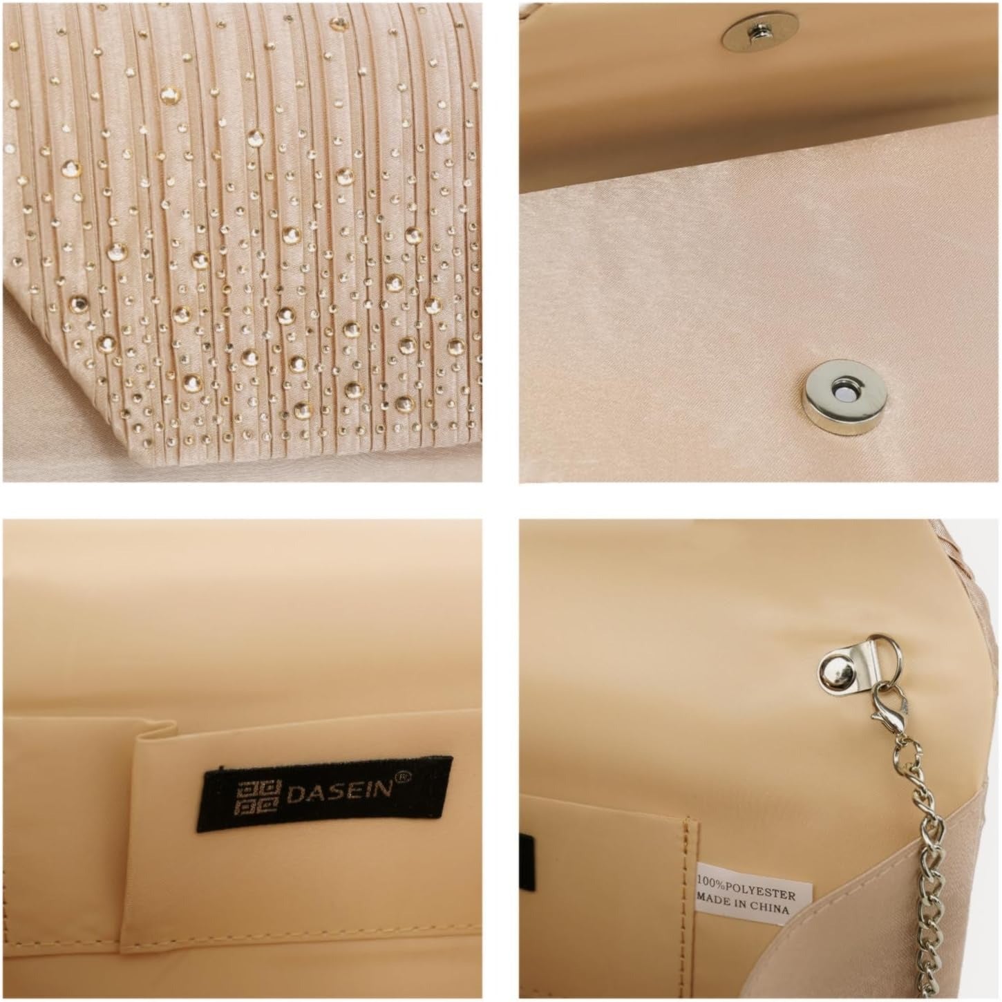 Women Evening Bags Wedding Purses Handbags Party Clutches Cocktail Prom Formal Clutch with Glitter Rhinestones