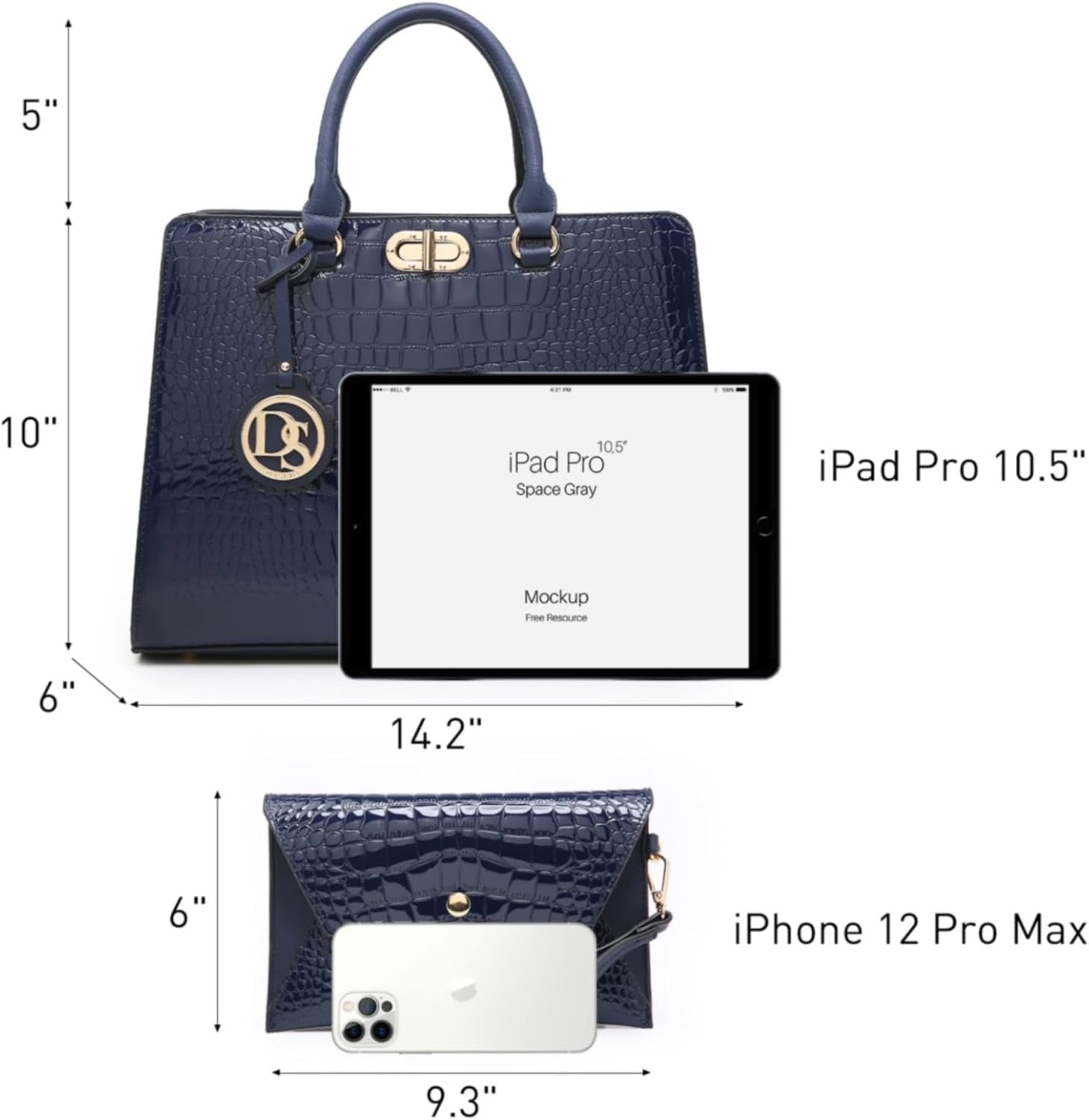 Women Handbags Purses Ladies Work Purse Satchel Tote Top Handle Shoulder Bags