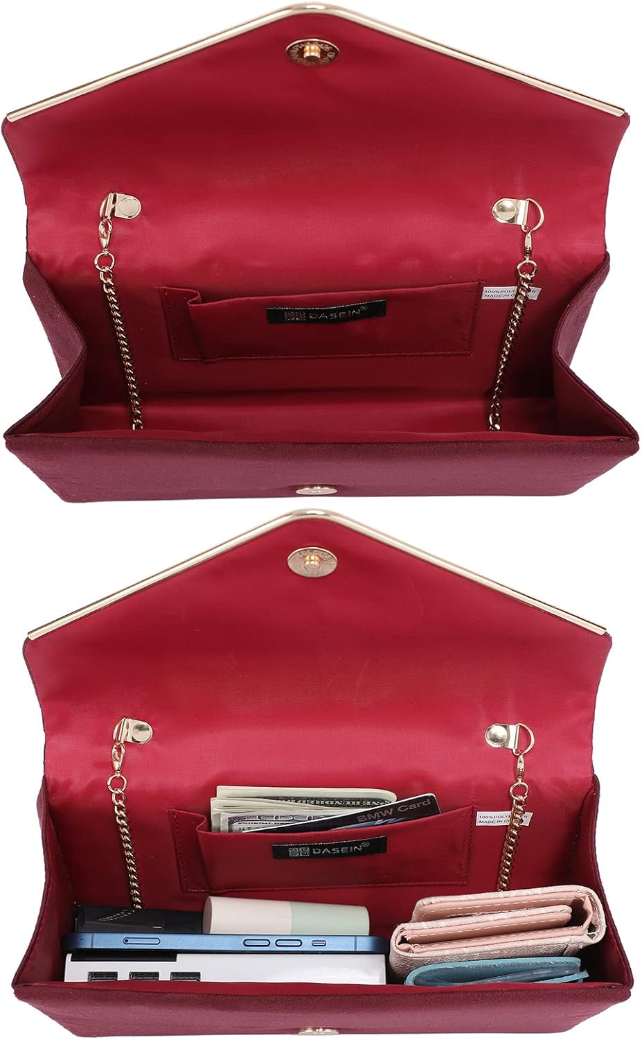 Women Faux Suede Evening Clutch Bags Formal Party Clutches Wedding Purses Cocktail Prom Clutches