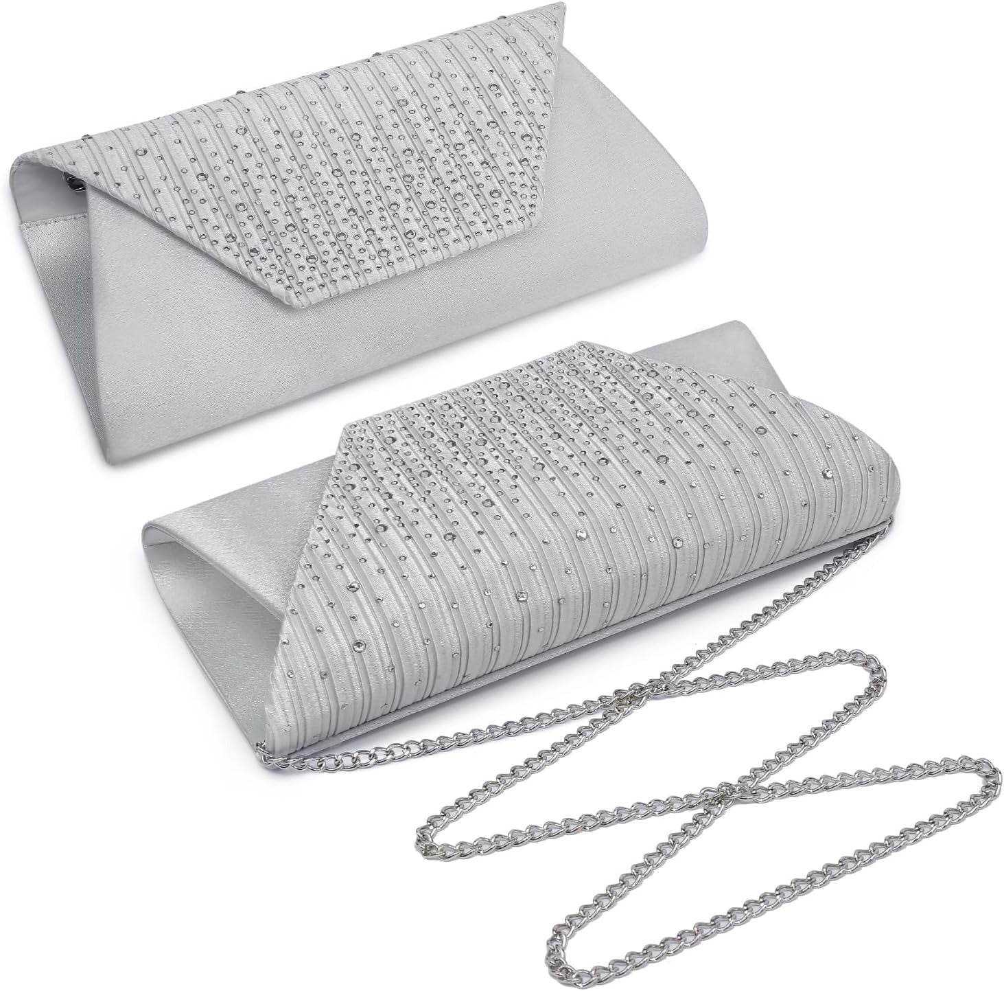 Women Evening Bags Wedding Purses Handbags Party Clutches Cocktail Prom Formal Clutch with Glitter Rhinestones