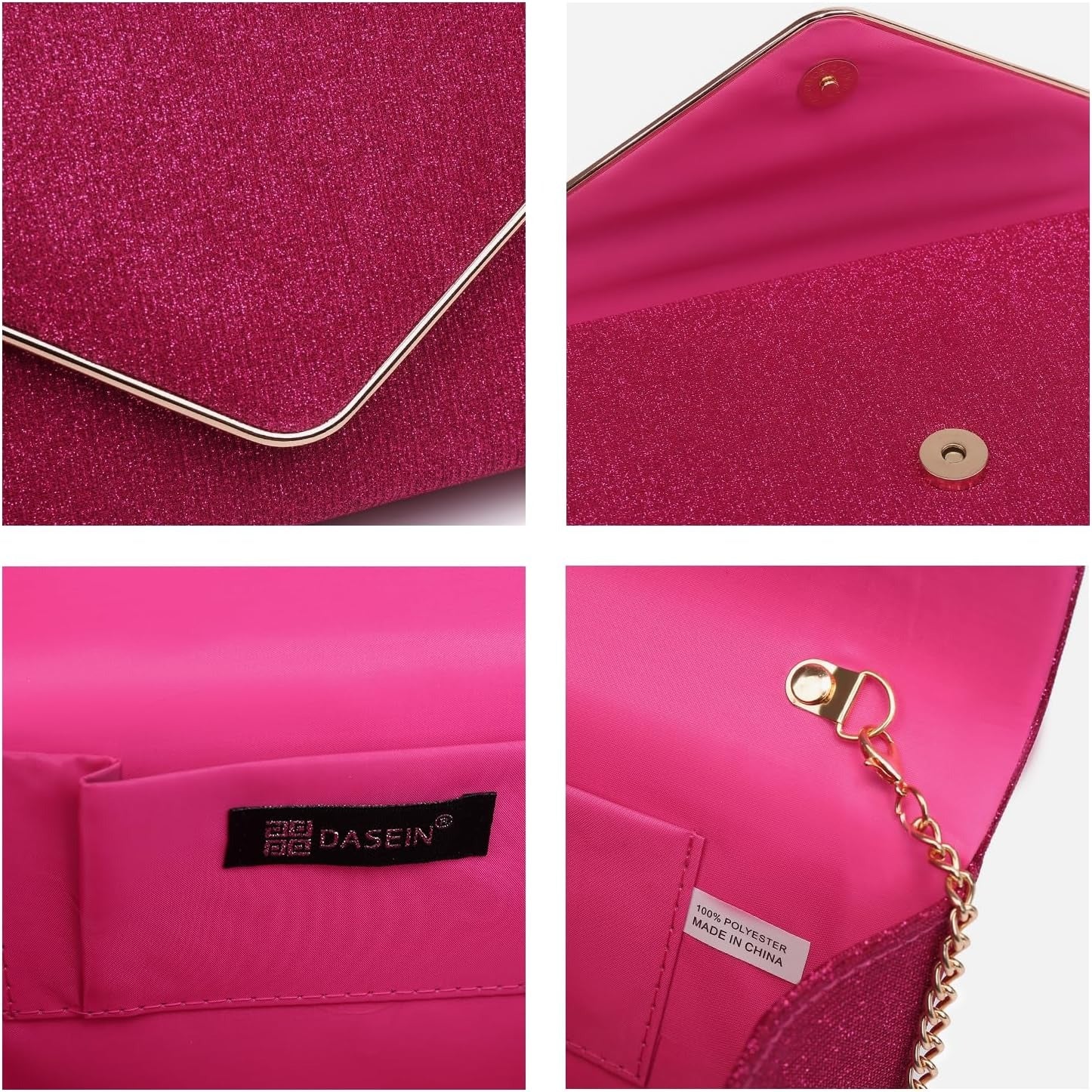 Women Glistening Clutches Handbags Evening Bags Wedding Purses Cocktail Prom Party Clutches