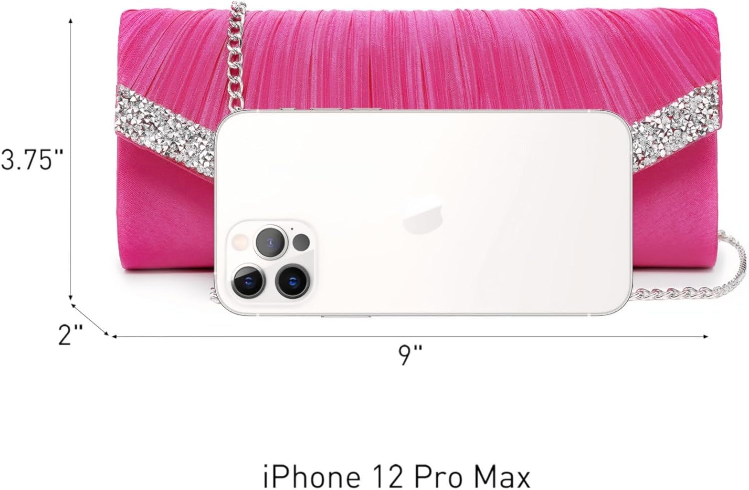 Clutch Purses for Women Evening Bags Formal Clutches with Rhinestones for Wedding Party Prom Dressy Purse