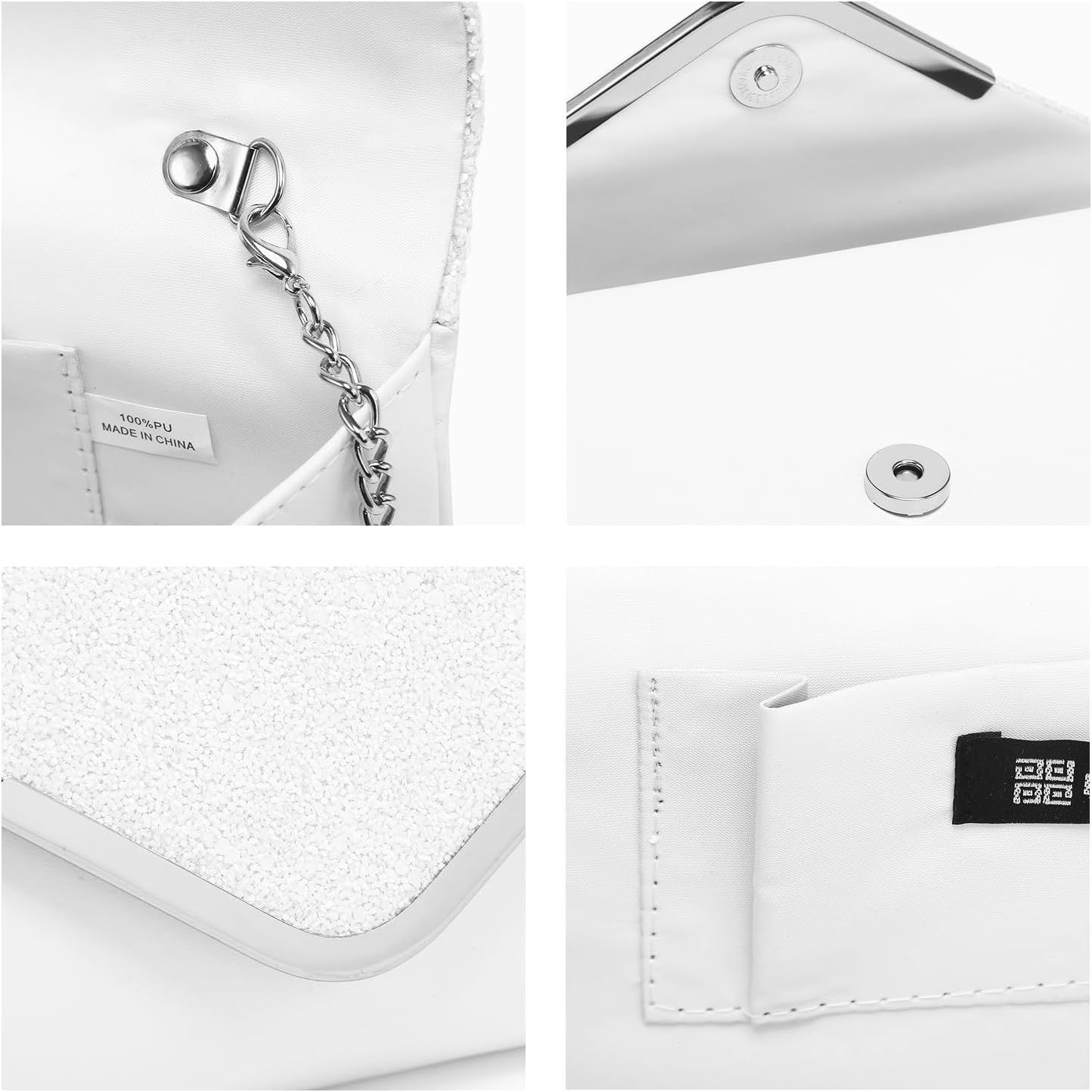 Women Evening Bags Formal Clutch Purses for Wedding Party Prom Handbags with Shoulder Strap and Glitter Flap | Formal, Wedding Party, Prom, with Shoulder Strap, Glitter Flap, Formal