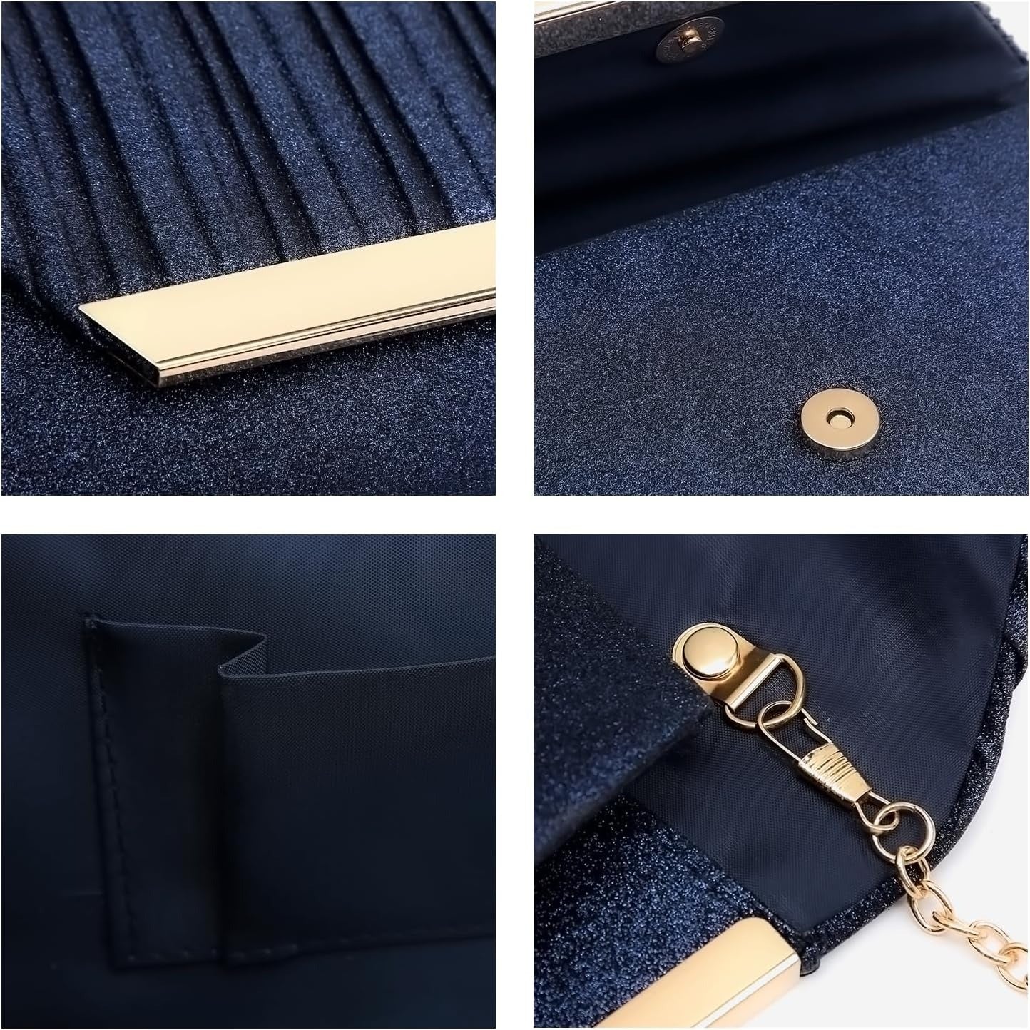 Women Evening Bags Wedding Purses Handbags Party Clutches Cocktail Prom Formal Clutch with Glitter Rhinestones