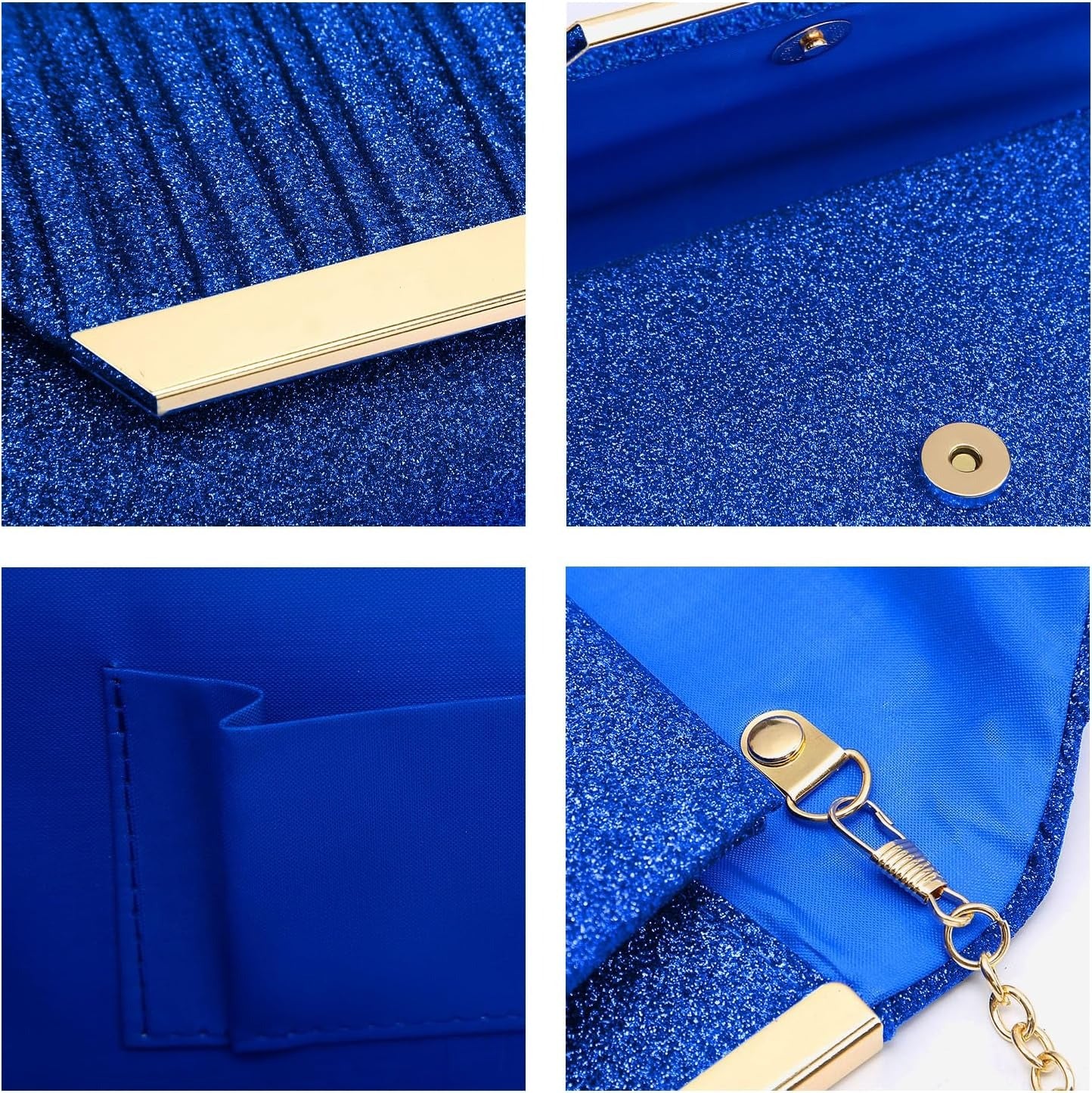Women Evening Bags Wedding Purses Handbags Party Clutches Cocktail Prom Formal Clutch with Glitter Rhinestones