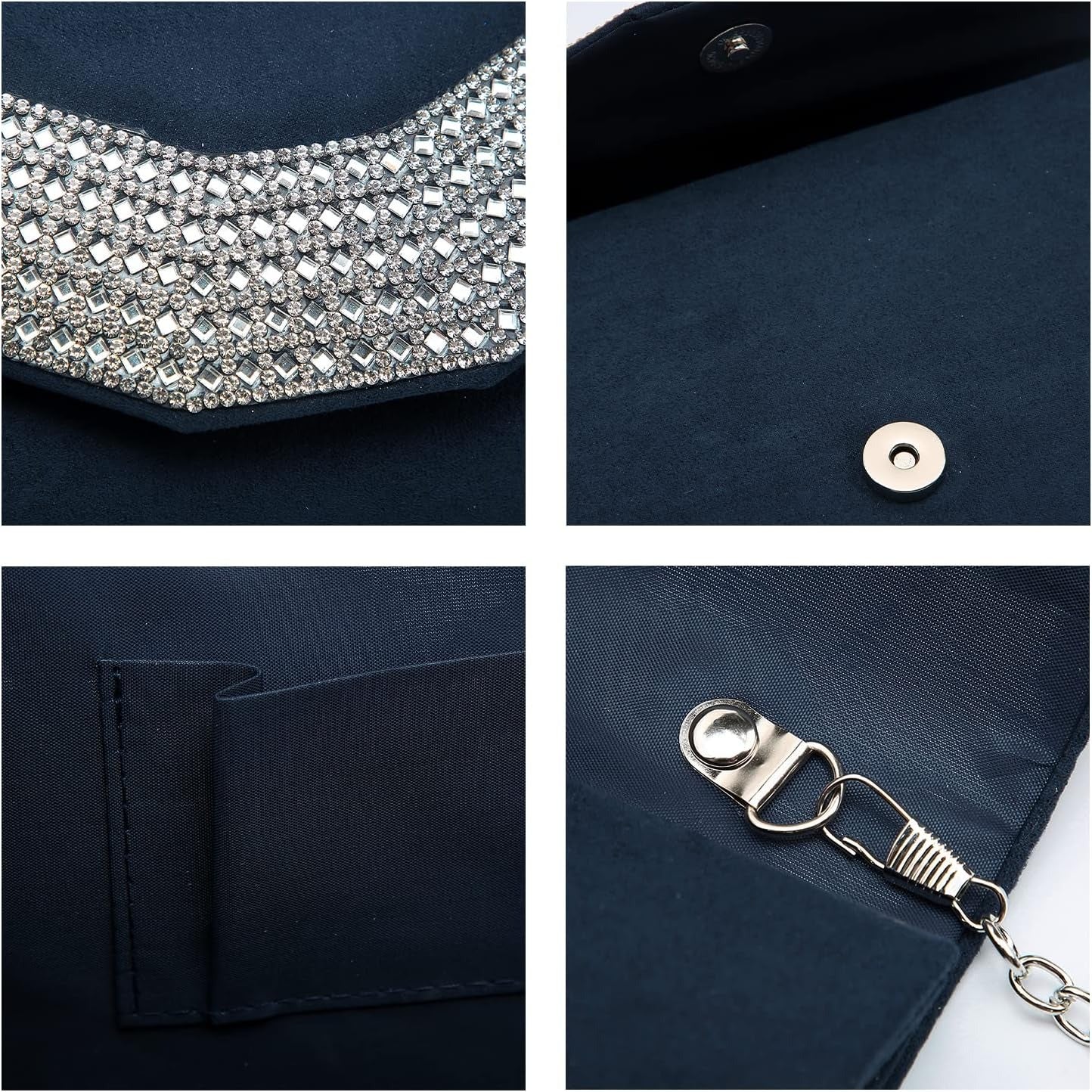 Women's Evening Bags Formal Party Clutches Wedding Purses Cocktail Prom Handbags