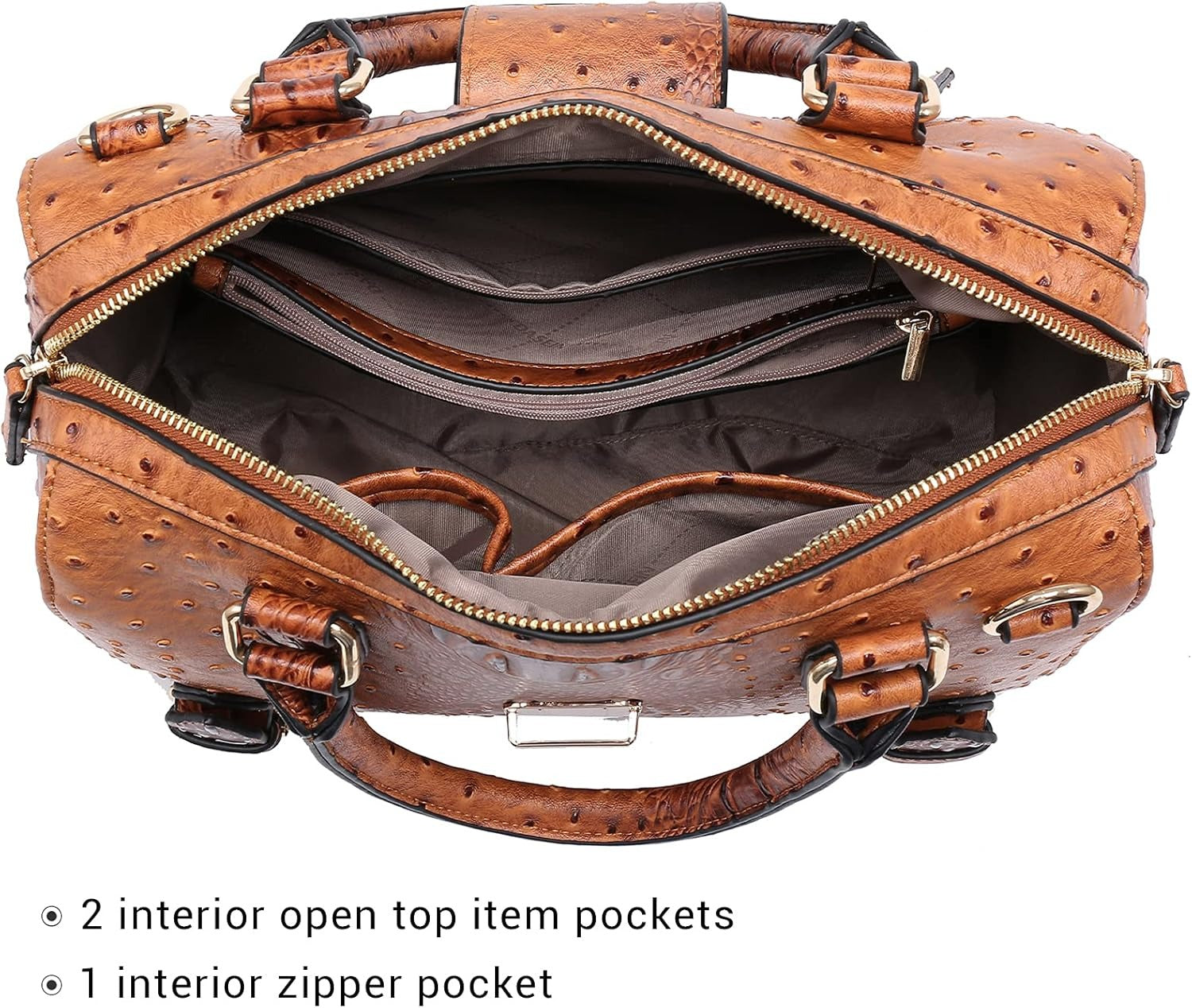Women Barrel Handbags Fashion Satchel Bags Top Handle Shoulder Purses Vegan Leather Work Tote