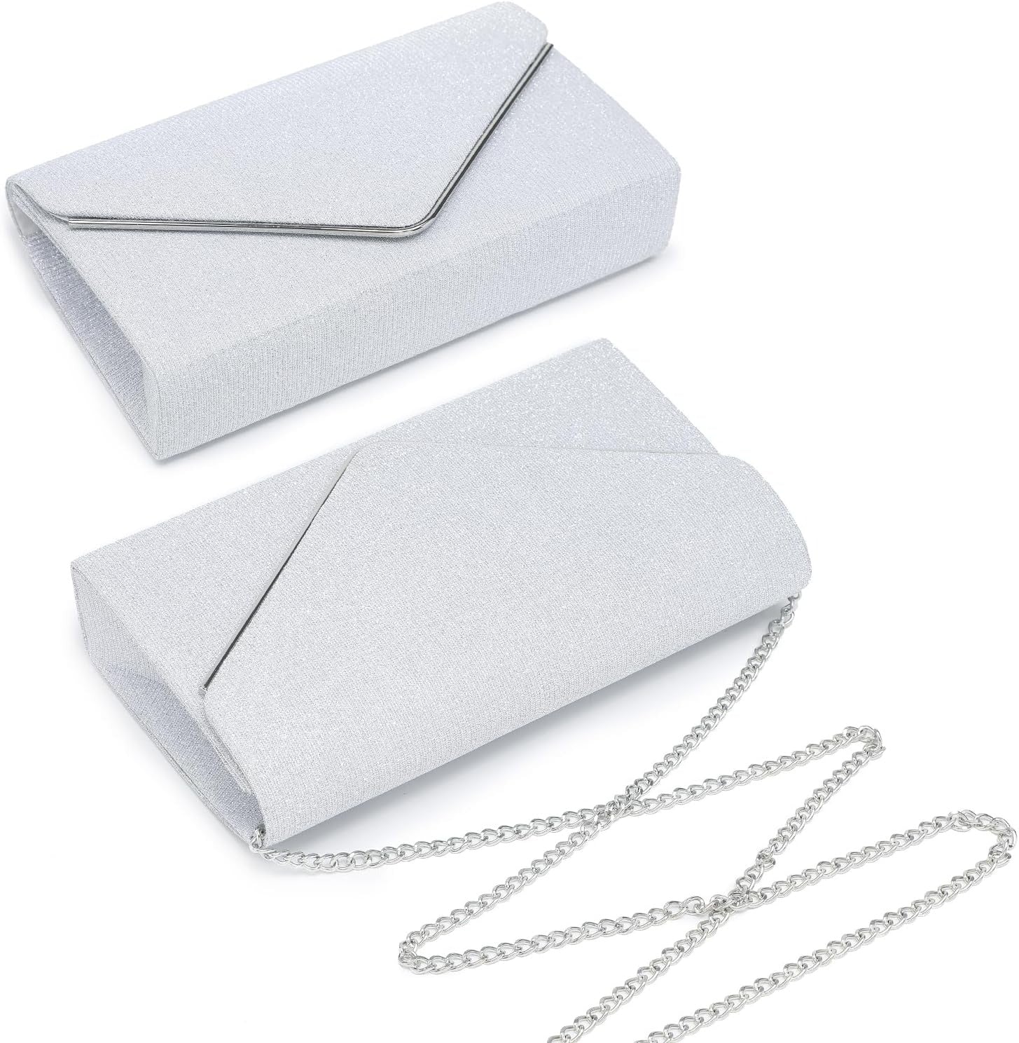 Women Glistening Clutches Handbags Evening Bags Wedding Purses Cocktail Prom Party Clutches