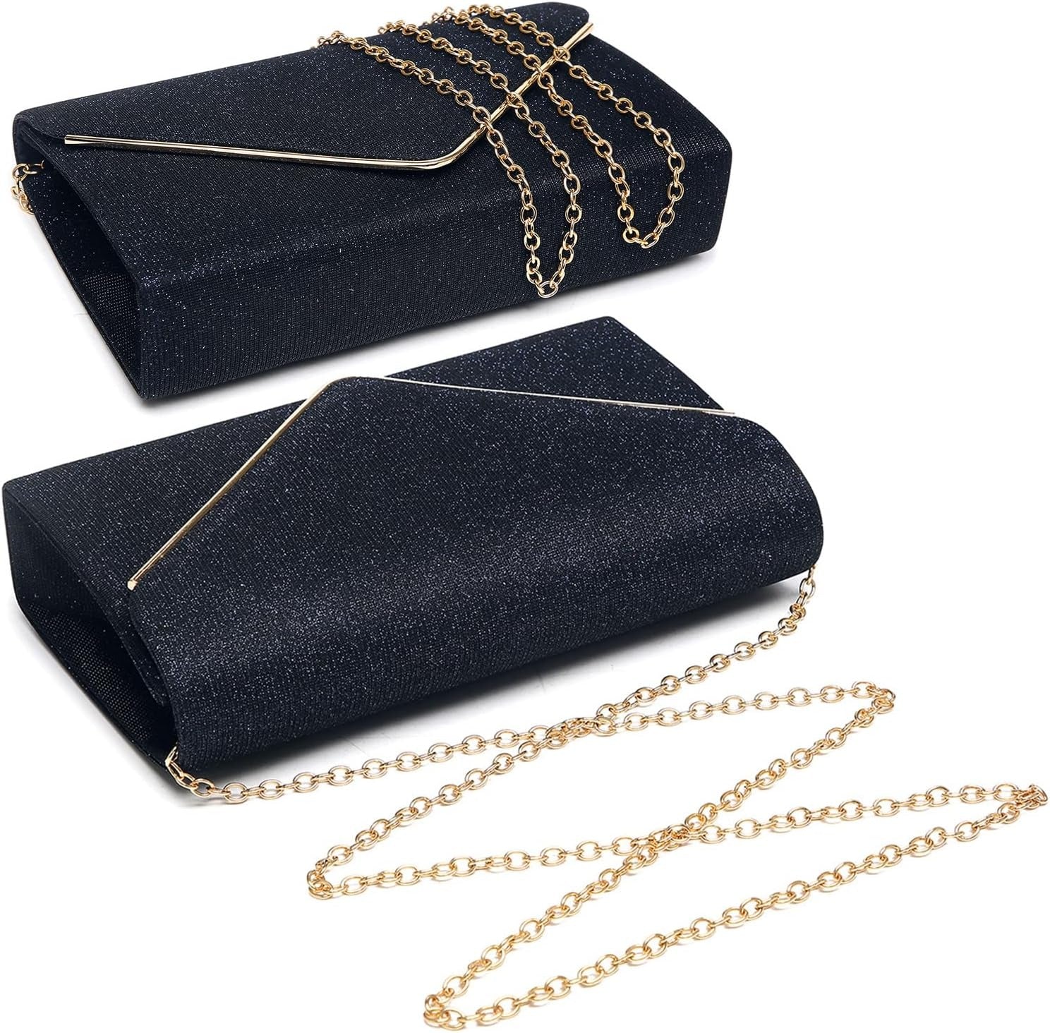 Women Glistening Clutches Handbags Evening Bags Wedding Purses Cocktail Prom Party Clutches