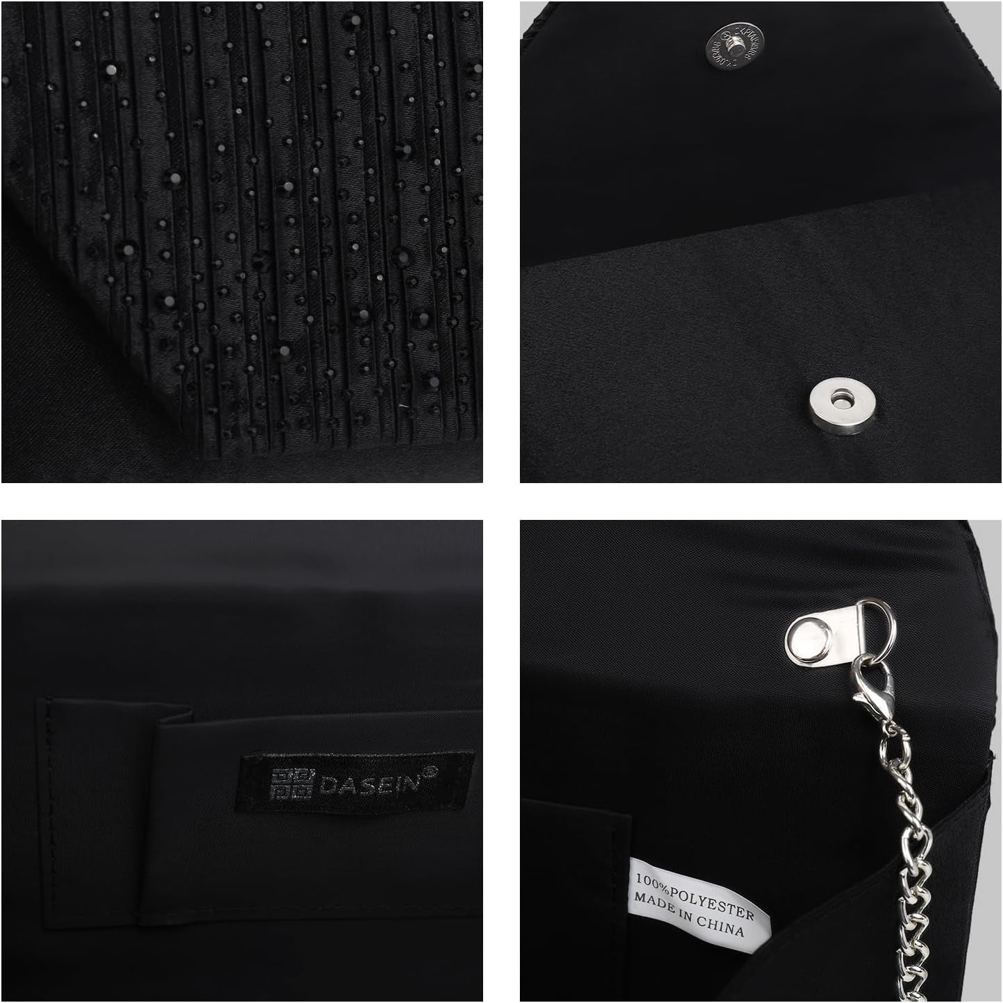 Women Evening Bags Wedding Purses Handbags Party Clutches Cocktail Prom Formal Clutch with Glitter Rhinestones