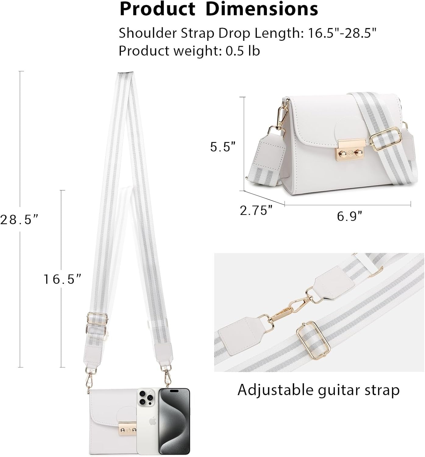 Women Small Crossbody Bag Designer Evening Bag Clutch Purse Handbag for Wedding/Prom/Party with Double Chain Strap | Small, Designer