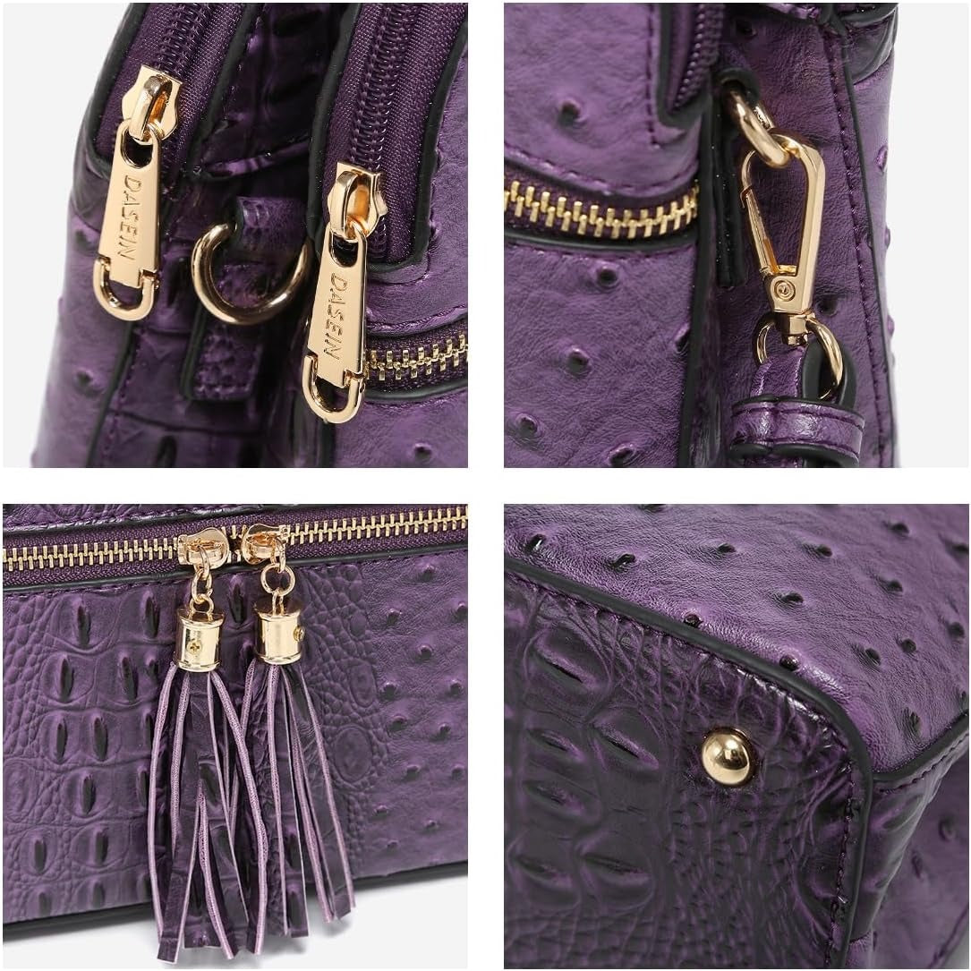 Women Tassel Zipper Pocket Crossbody Bag Shoulder Purse Fashion Travel Bag