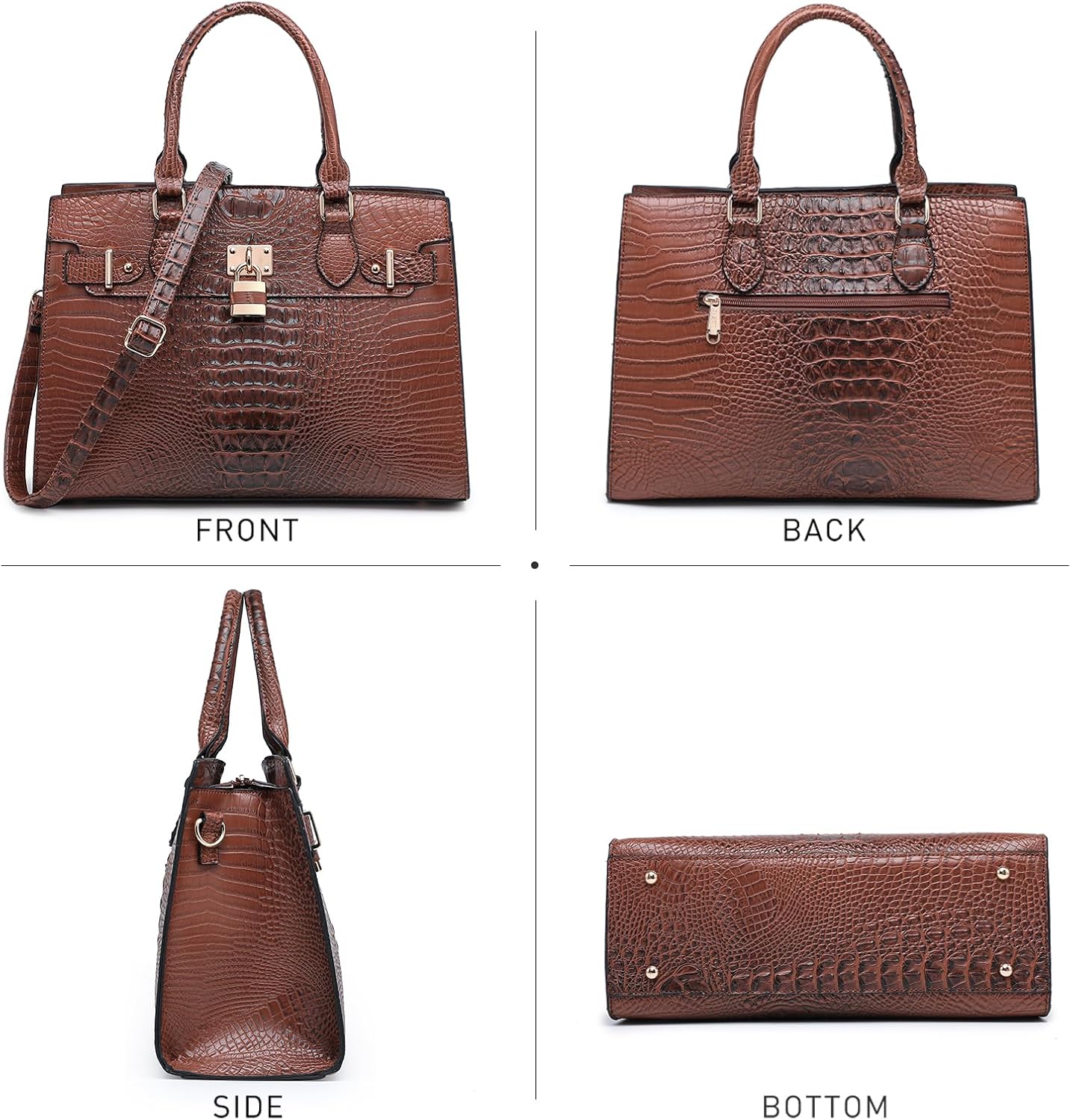 Women Handbags and Purses Ladies Shoulder Bag Top Handle Satchel Tote Work Bag