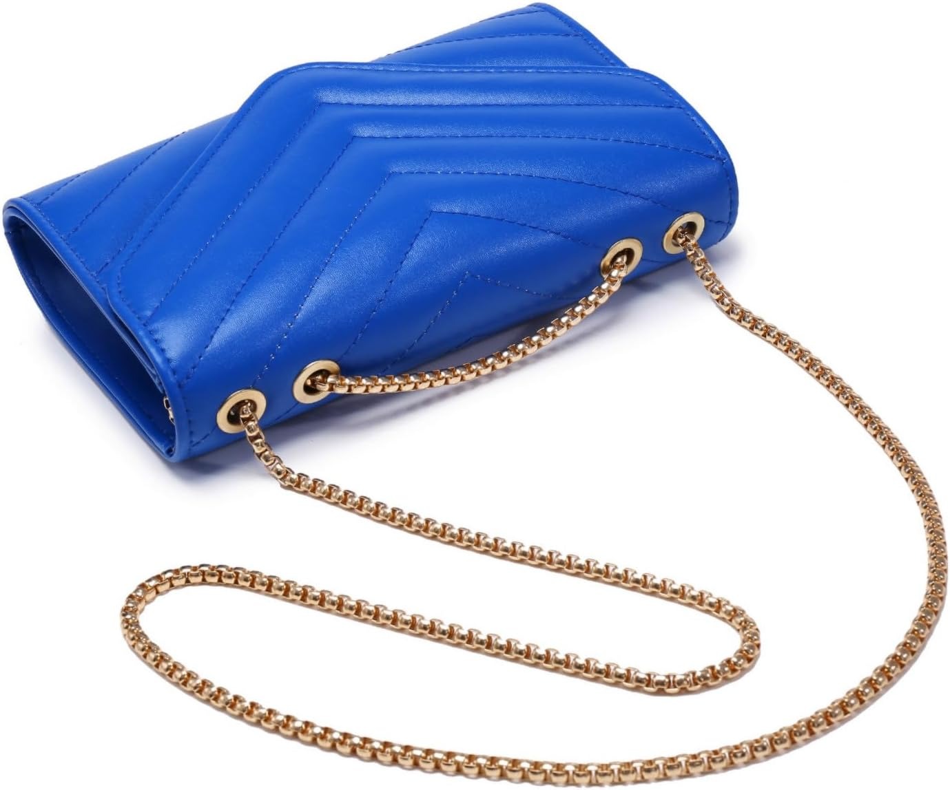 Women Small Quilted Crossbody Bags Stylish Designer Evening Bag Clutch Purses and Handbags with Chain Shoulder Strap