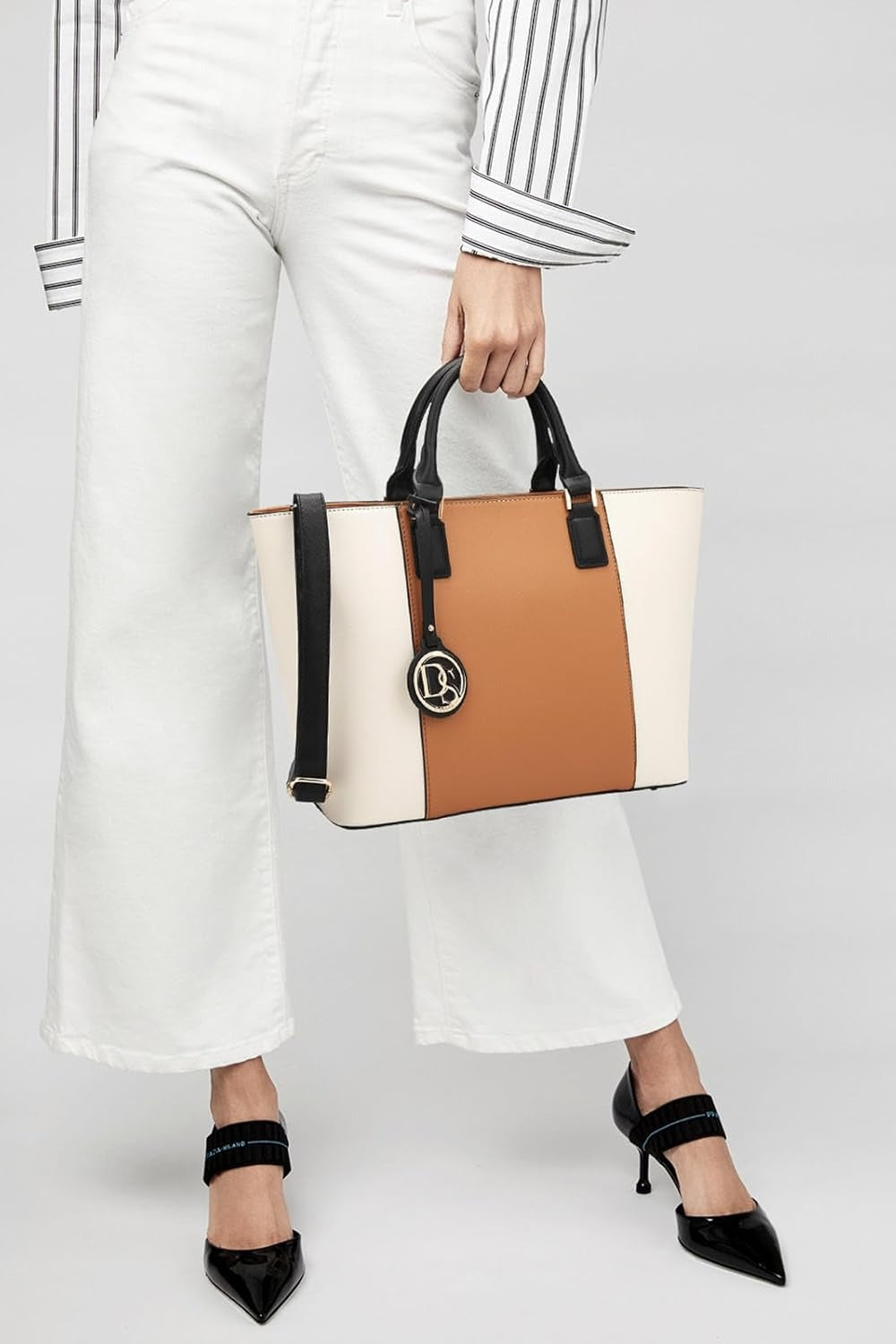 Satchel Purse Handbag for Women Large Shoulder Work Tote Bag With Matching Wallet