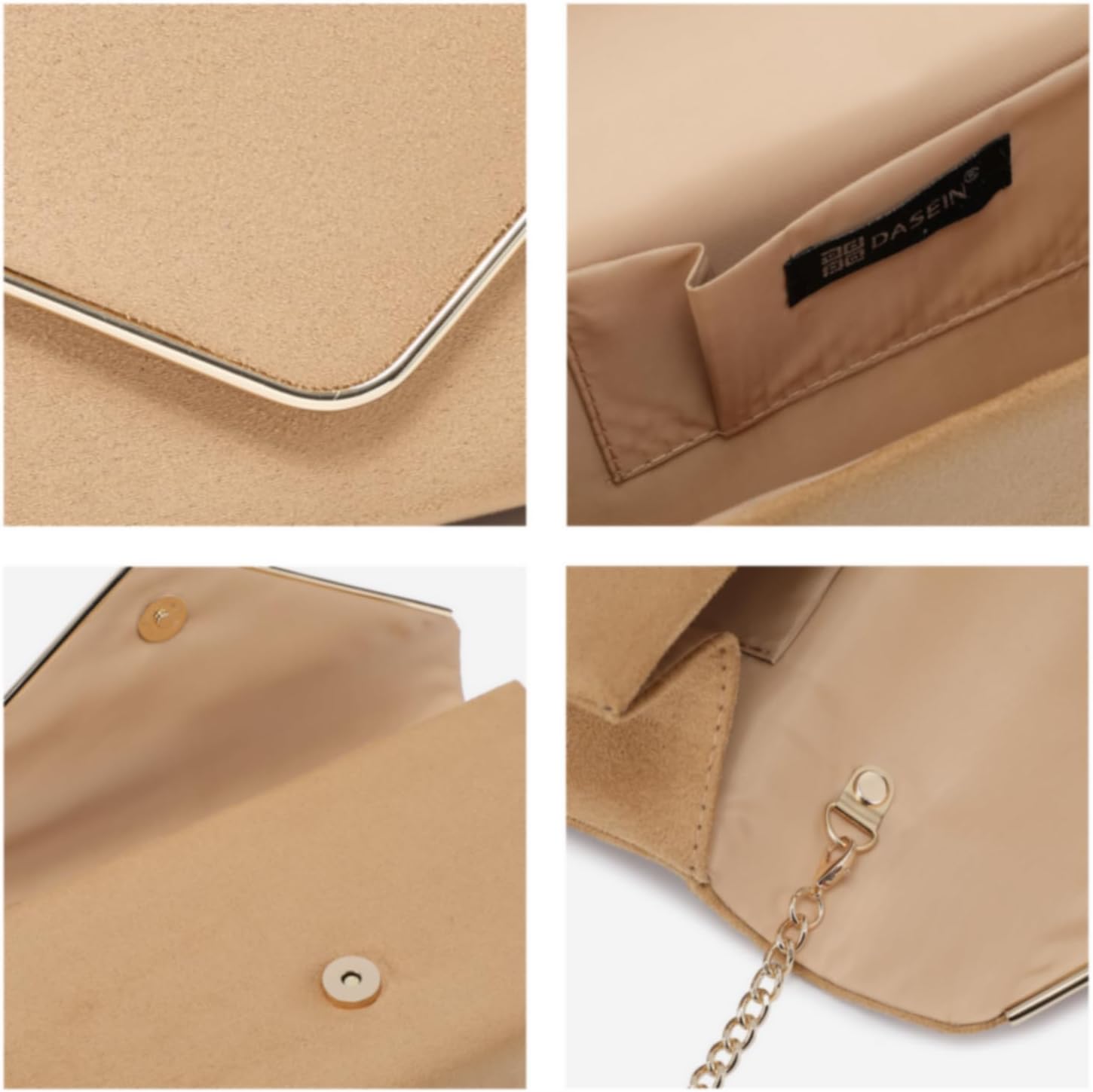 Women Faux Suede Evening Clutch Bags Formal Party Clutches Wedding Purses Cocktail Prom Clutches