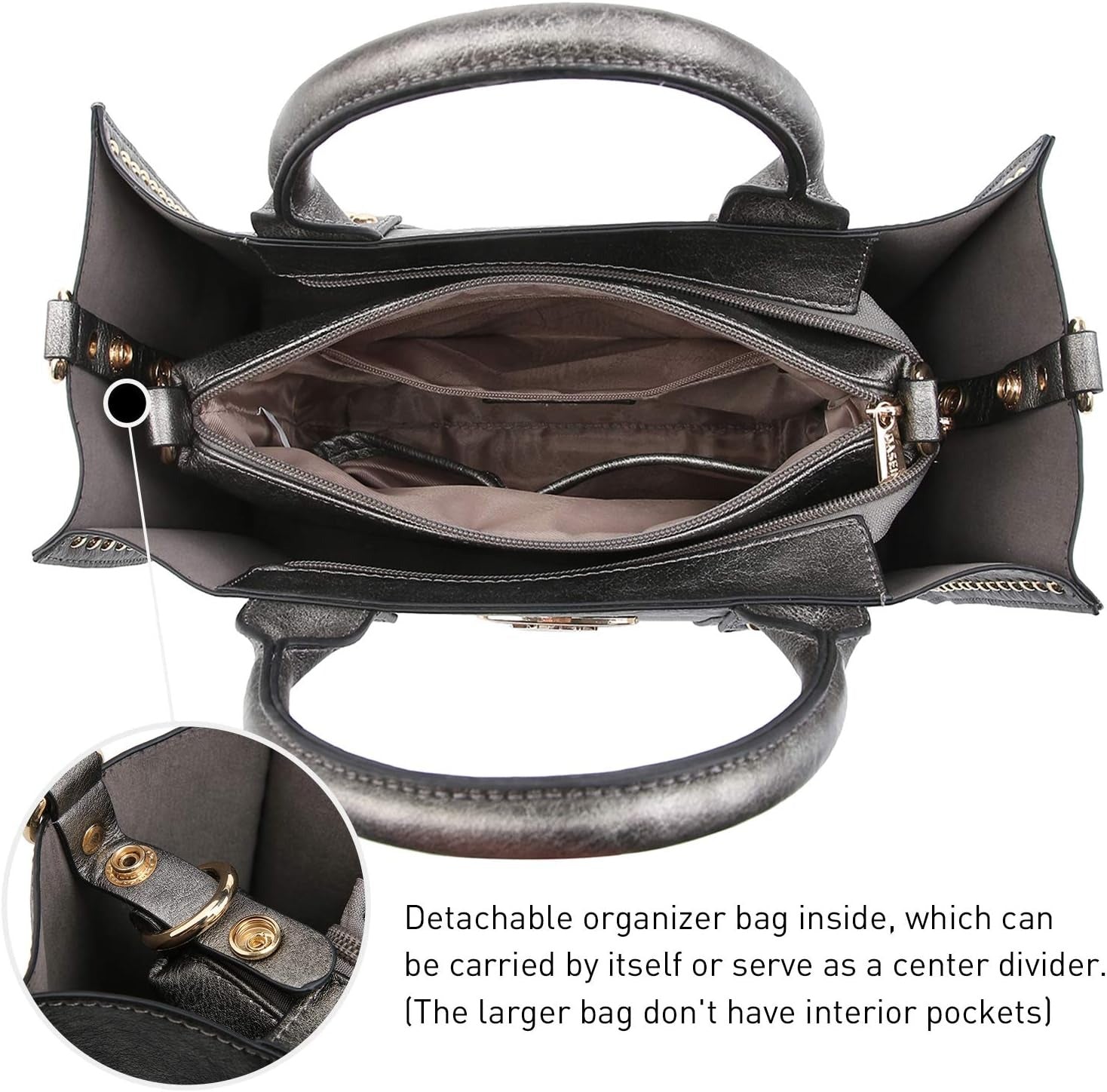 Purses Handbags for Women Tote Wallet Set Top Handle Satchel Shoulder Hobo Bag 3pcs