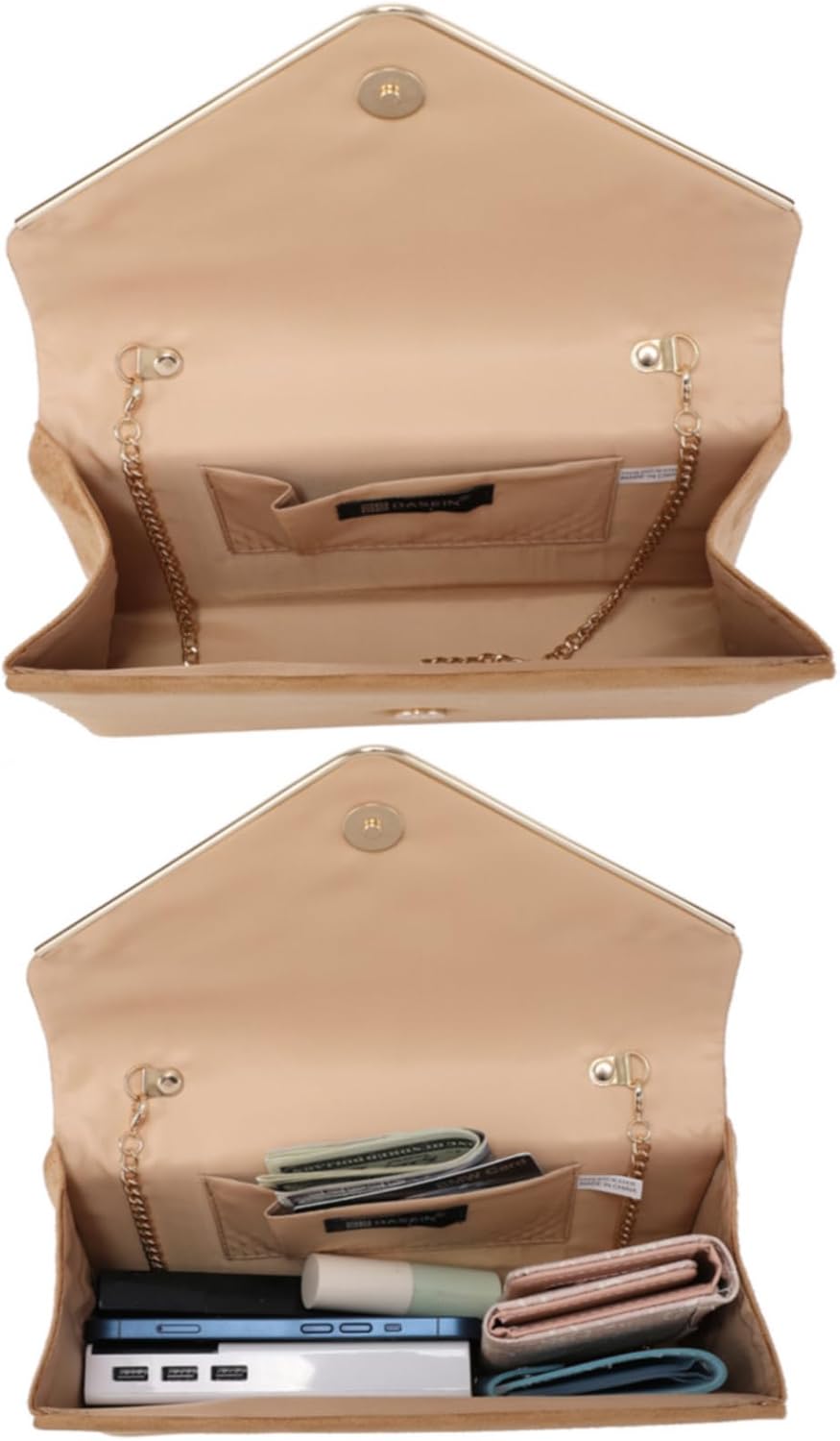 Women Faux Suede Evening Clutch Bags Formal Party Clutches Wedding Purses Cocktail Prom Clutches