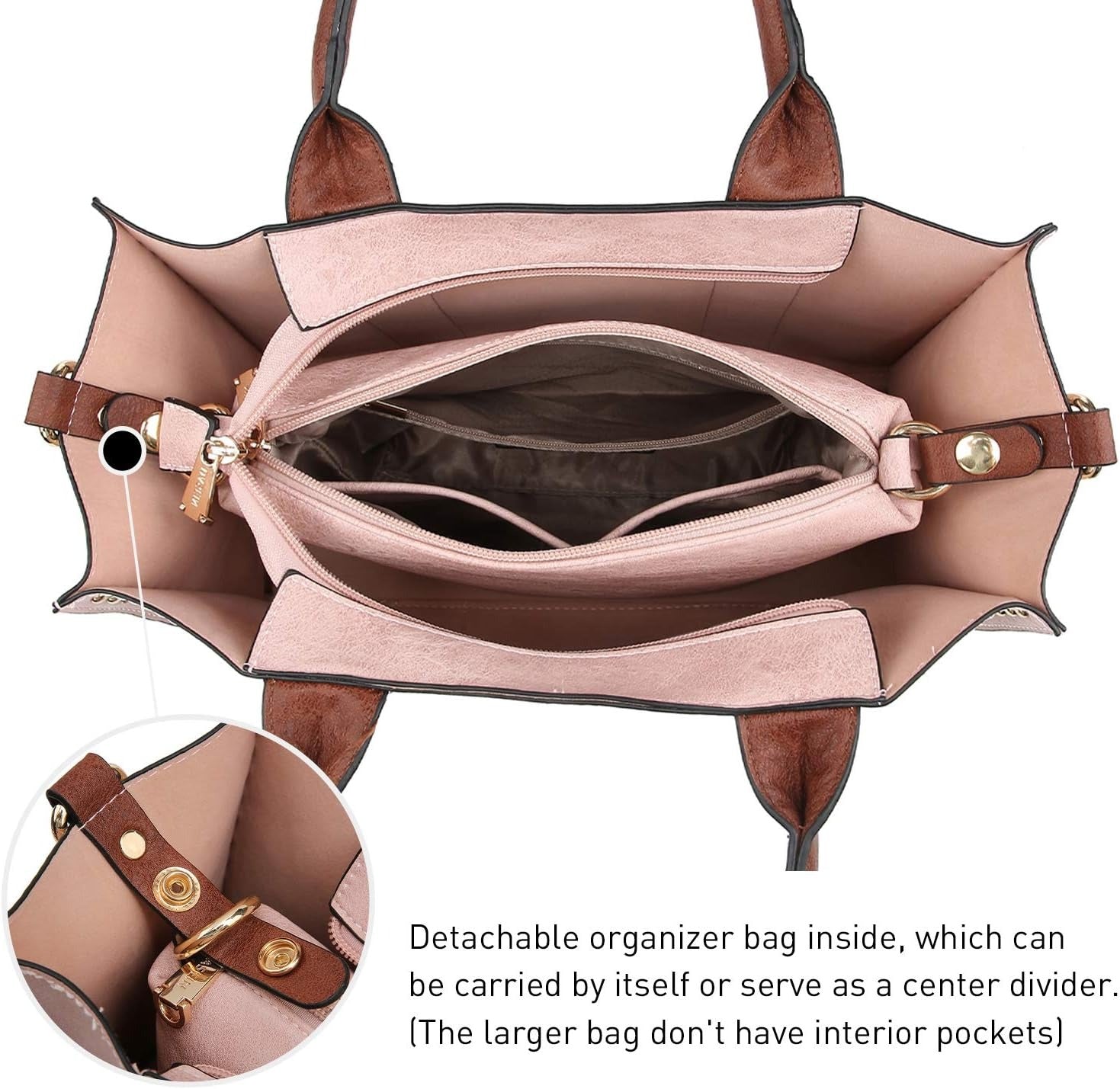 Purses Handbags for Women Tote Wallet Set Top Handle Satchel Shoulder Hobo Bag 3pcs
