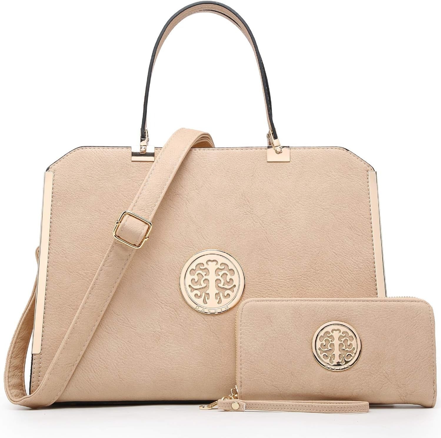 Women Purses and Handbags Top Handle Satchel Bags Large Shoulder Work Bag Tote with Wallet