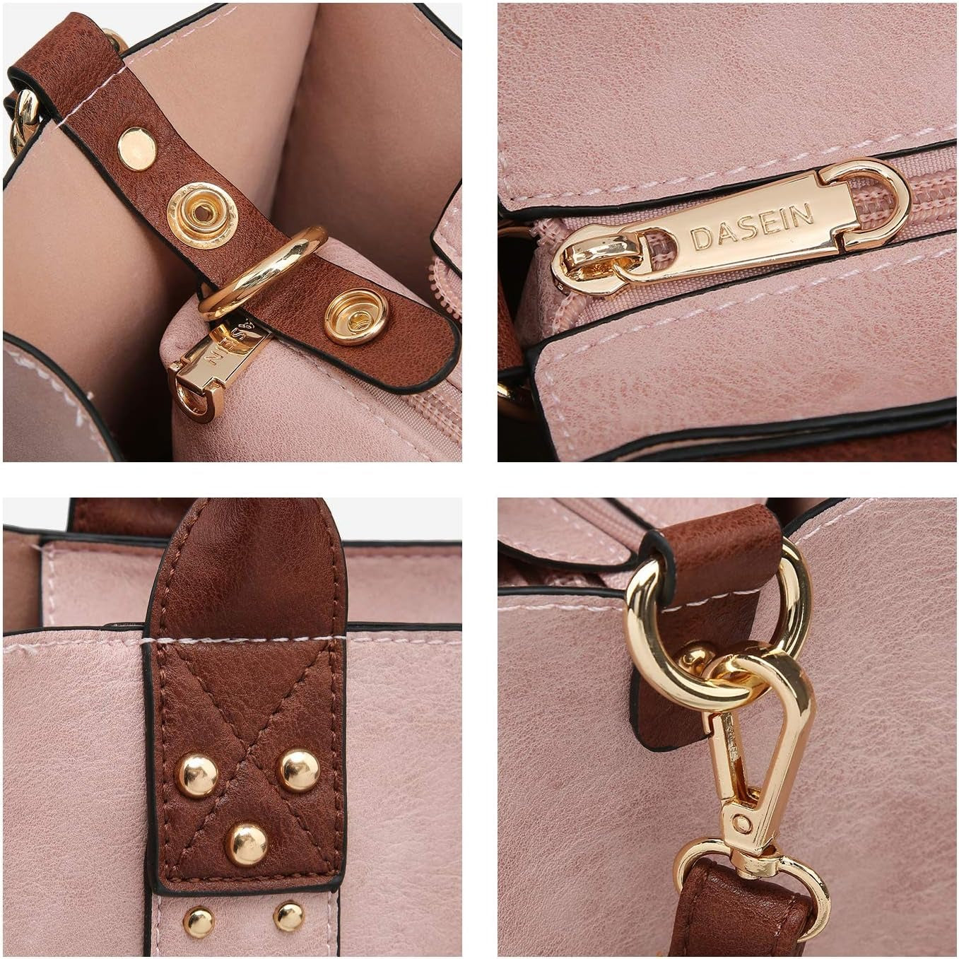 Purses Handbags for Women Tote Wallet Set Top Handle Satchel Shoulder Hobo Bag 3pcs