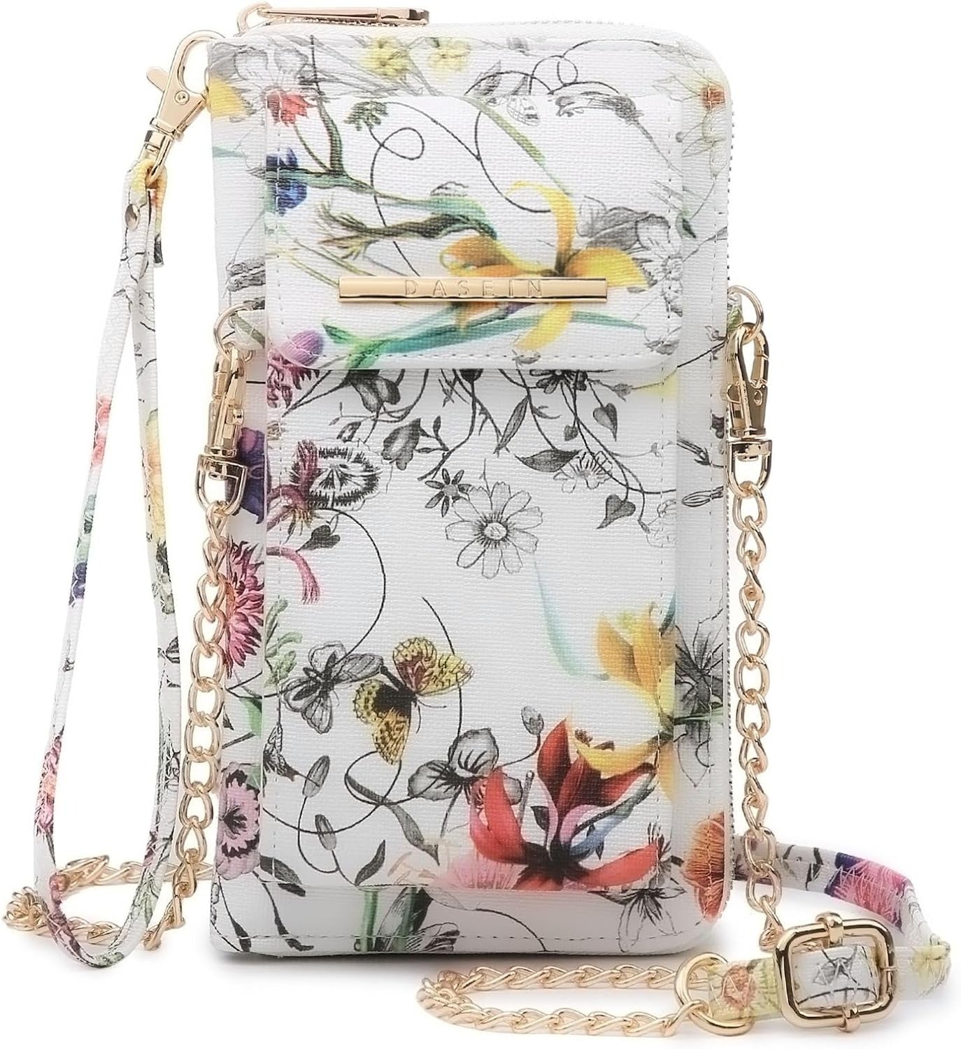 Crossbody Bag Phone Purse Handbag for Women Shoulder Bag Credit Card Wristlet Wallet with Multi Pockets