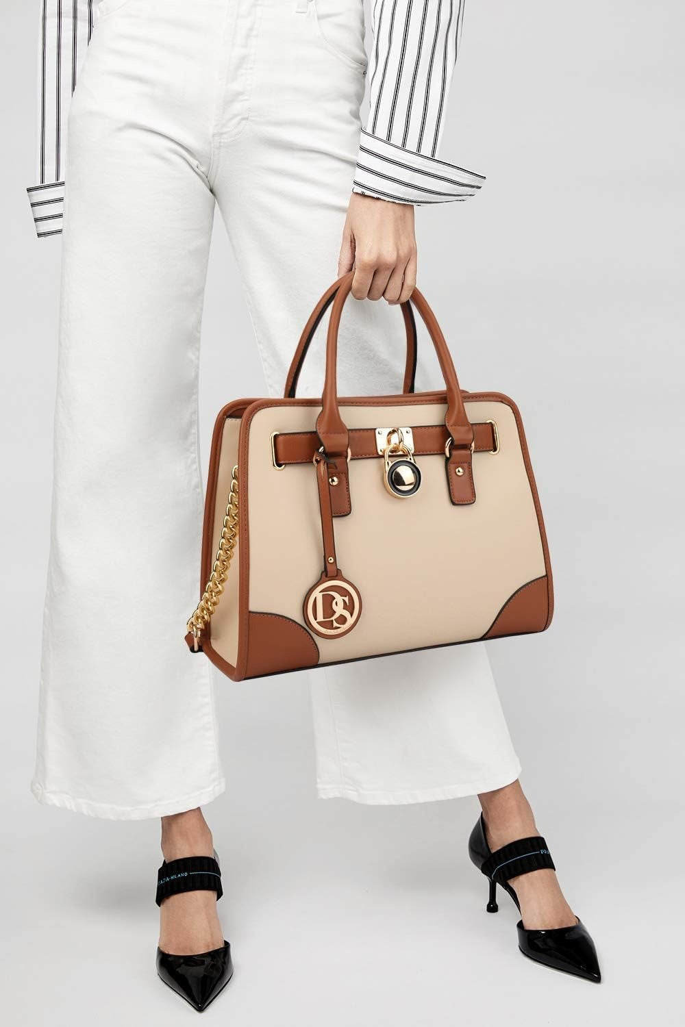 Women Handbags Top Handle Satchel Purse Shoulder Bag Hobo Bag Work Bag Set 2pcs