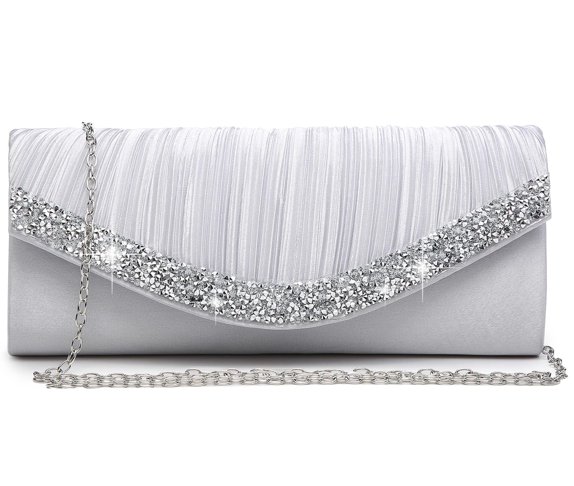 Clutch Purses for Women Evening Bags Formal Clutches with Rhinestones for Wedding Party Prom Dressy Purse