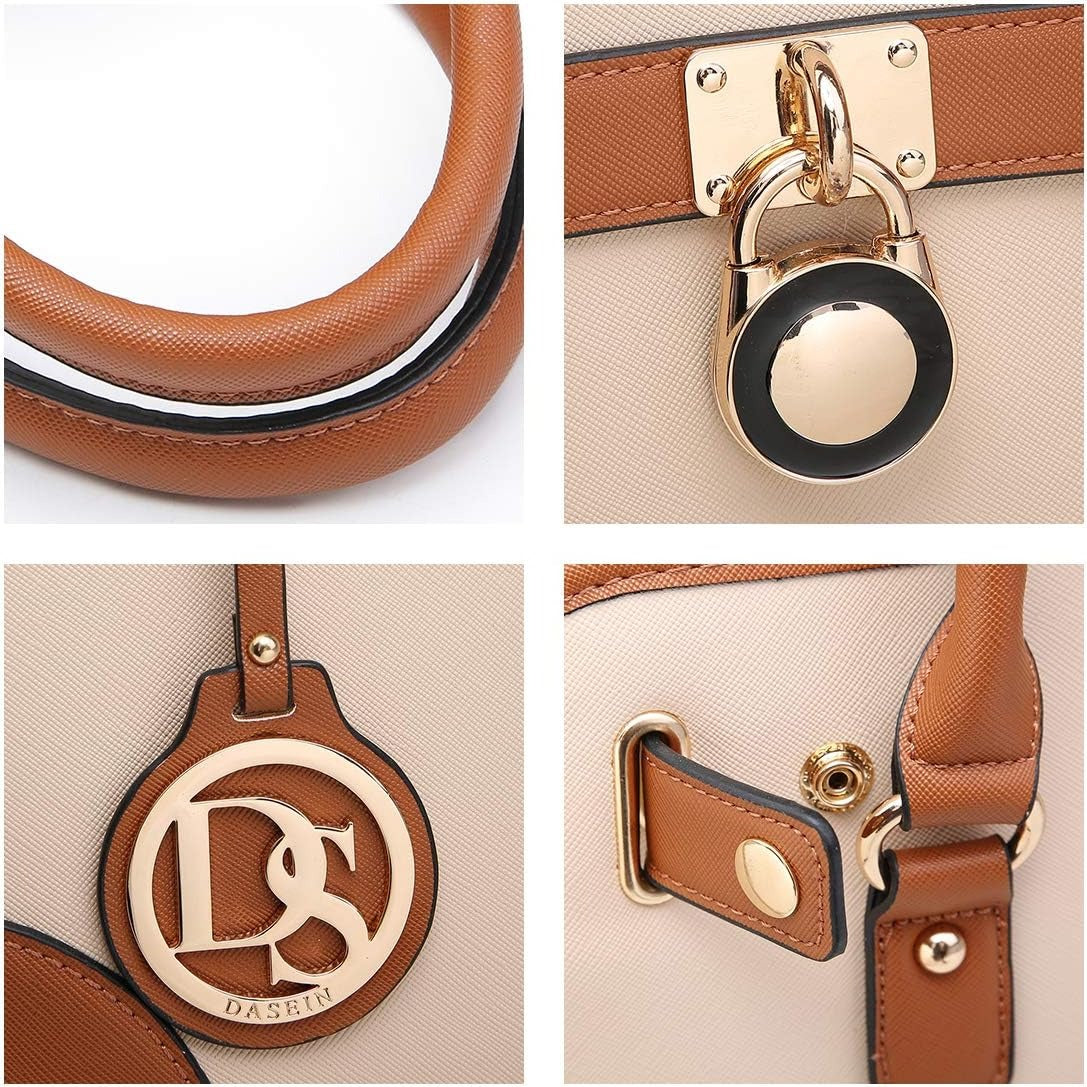 Women Handbags Top Handle Satchel Purse Shoulder Bag Hobo Bag Work Bag Set 2pcs