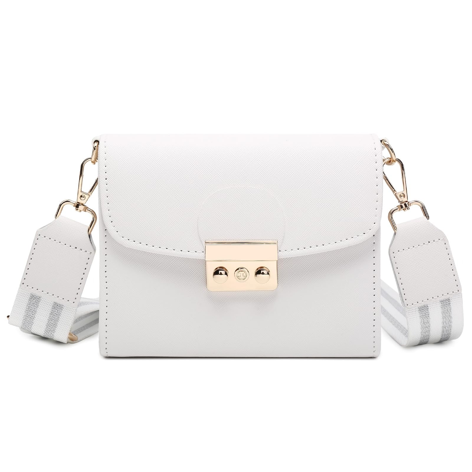Women Small Crossbody Bag Designer Evening Bag Clutch Purse Handbag for Wedding/Prom/Party with Double Chain Strap | Small, Designer