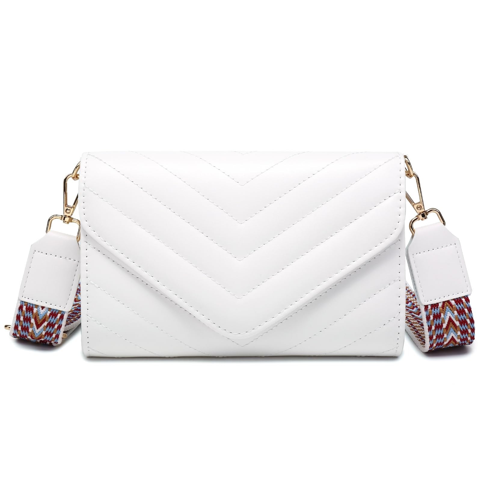 Women Small Quilted Crossbody Bags Stylish Designer Evening Bag Clutch Purses and Handbags with Chain Shoulder Strap