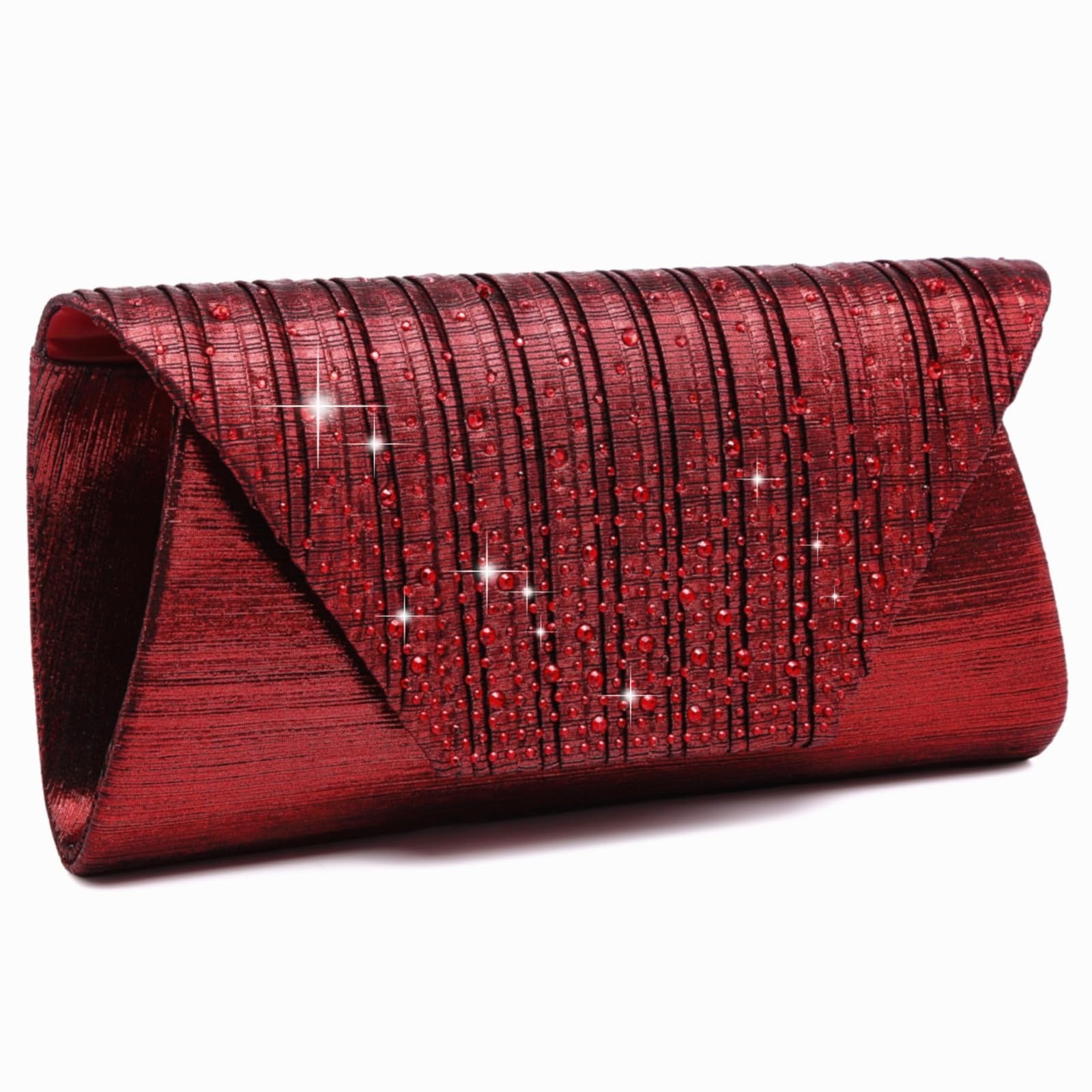 Women Evening Bags Wedding Purses Handbags Party Clutches Cocktail Prom Formal Clutch with Glitter Rhinestones