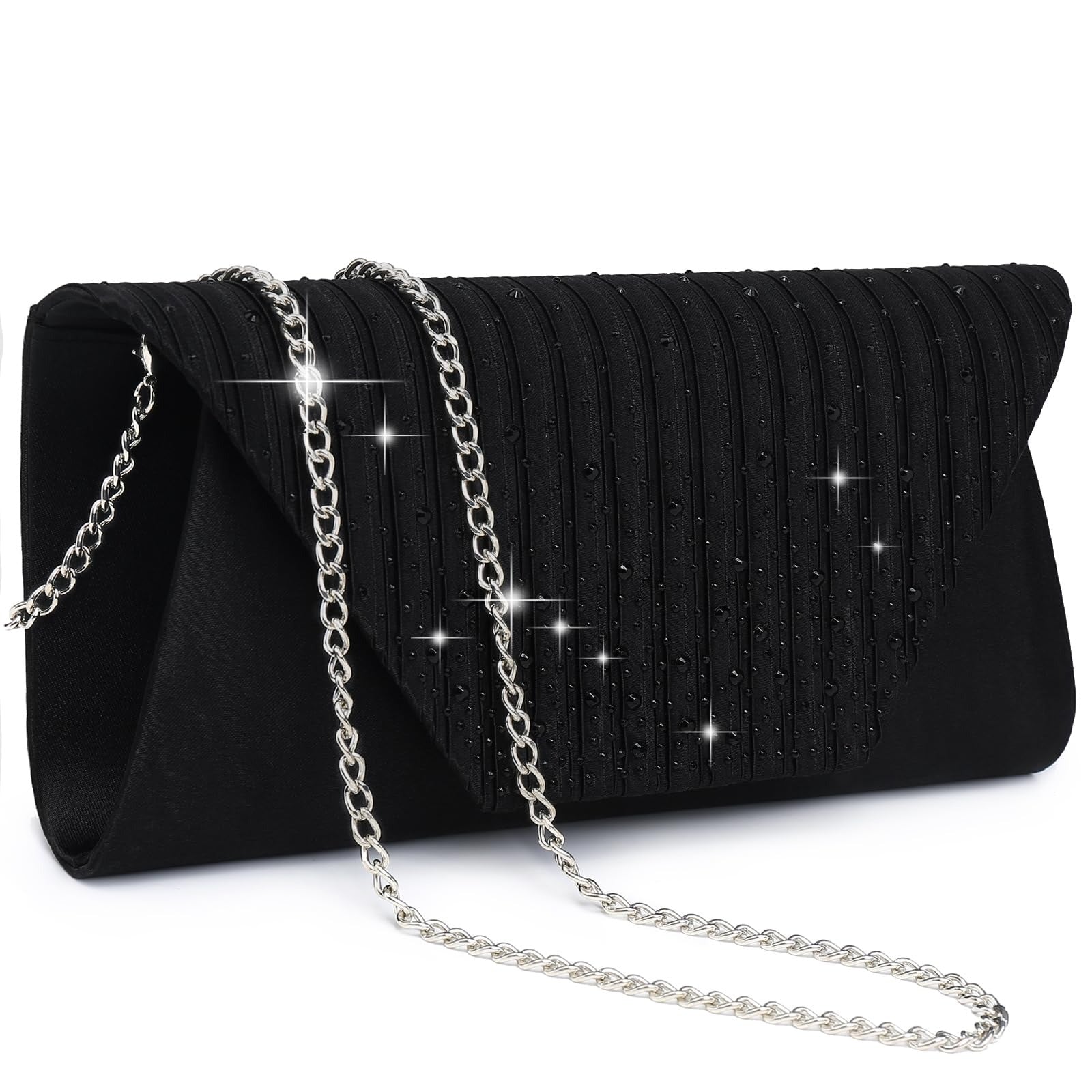 Women Evening Bags Wedding Purses Handbags Party Clutches Cocktail Prom Formal Clutch with Glitter Rhinestones