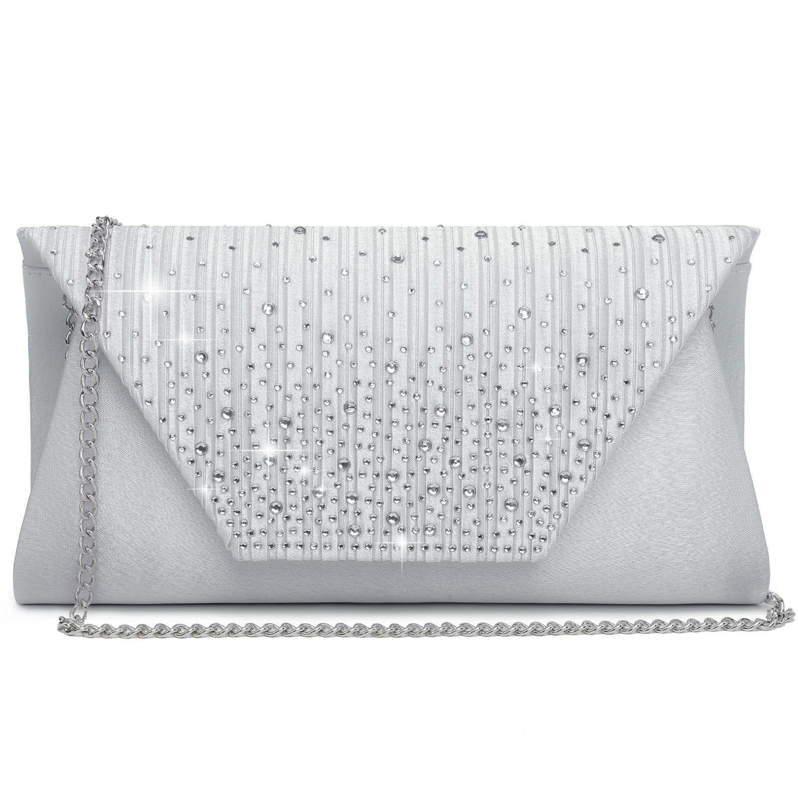 Women Evening Bags Wedding Purses Handbags Party Clutches Cocktail Prom Formal Clutch with Glitter Rhinestones