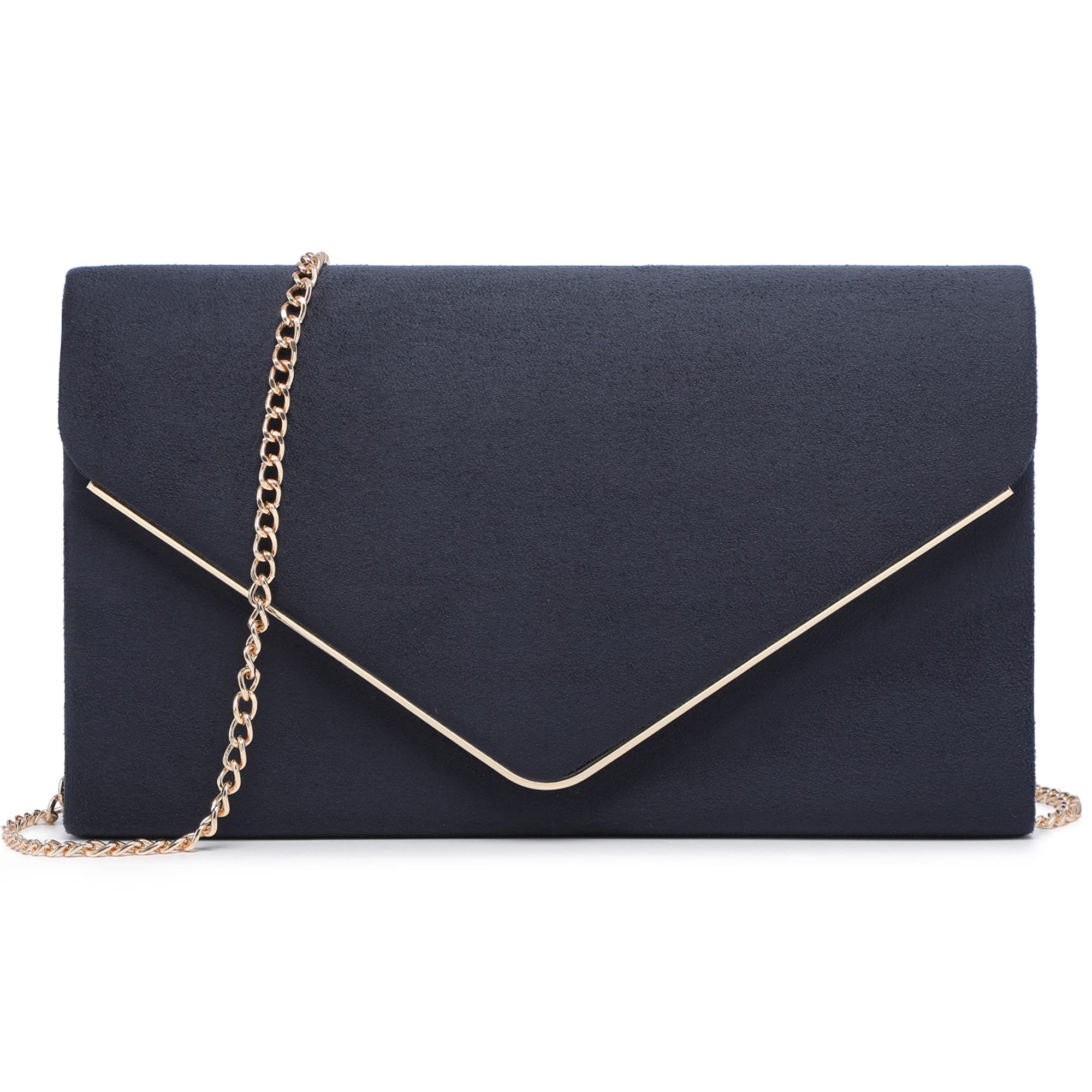 Women Faux Suede Evening Clutch Bags Formal Party Clutches Wedding Purses Cocktail Prom Clutches