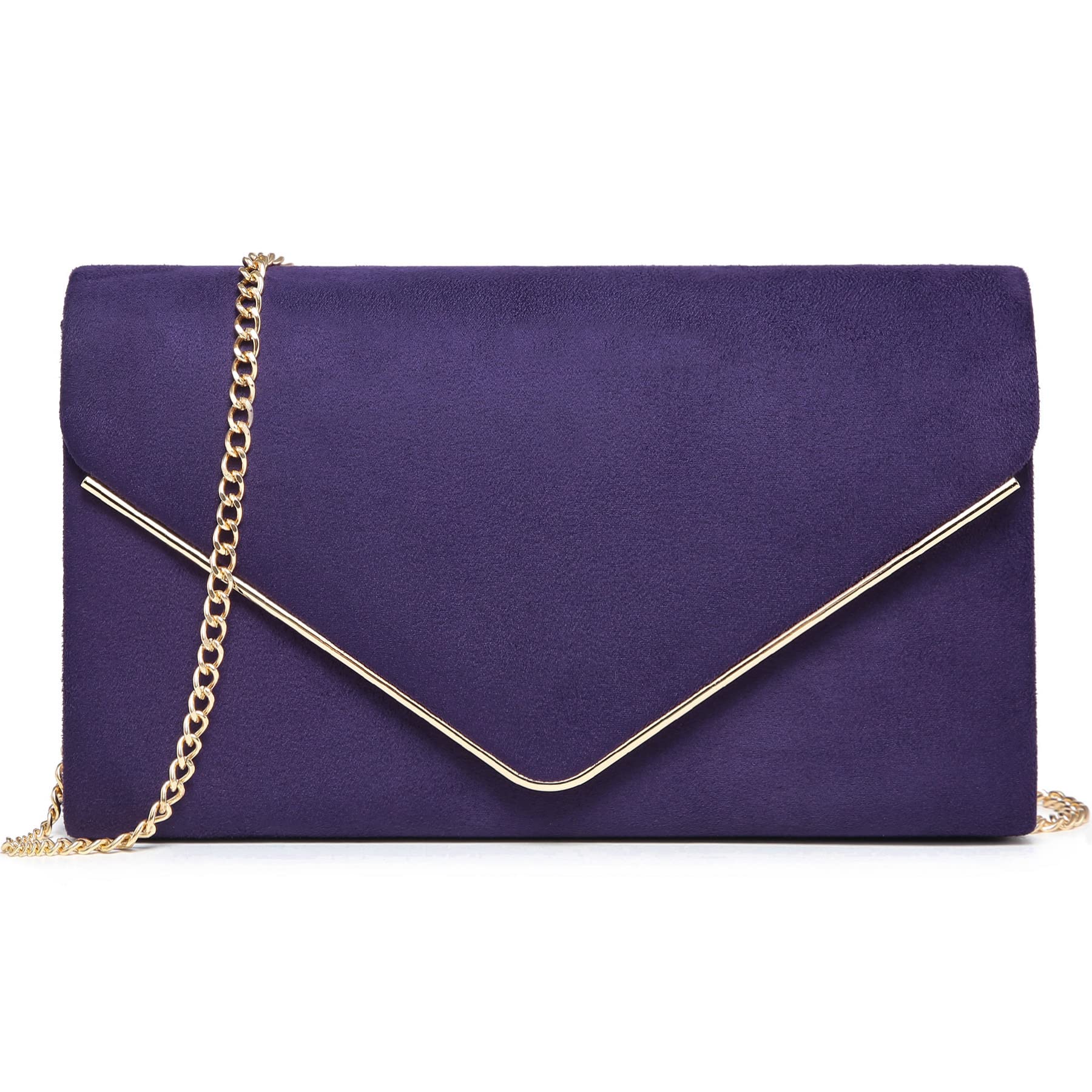 Women Faux Suede Evening Clutch Bags Formal Party Clutches Wedding Purses Cocktail Prom Clutches