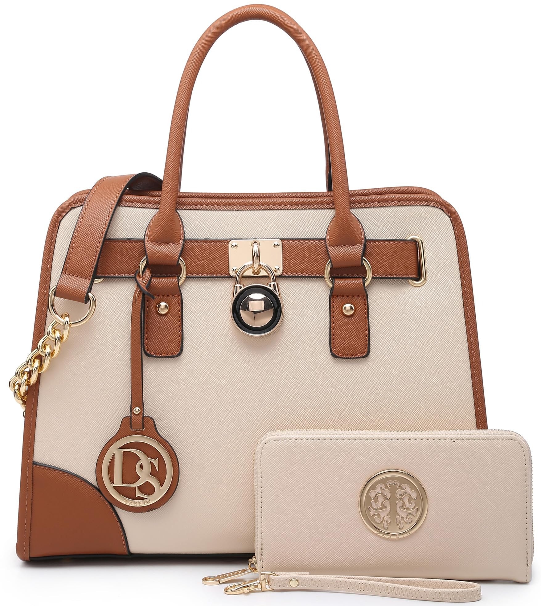 Women Handbags Top Handle Satchel Purse Shoulder Bag Hobo Bag Work Bag Set 2pcs