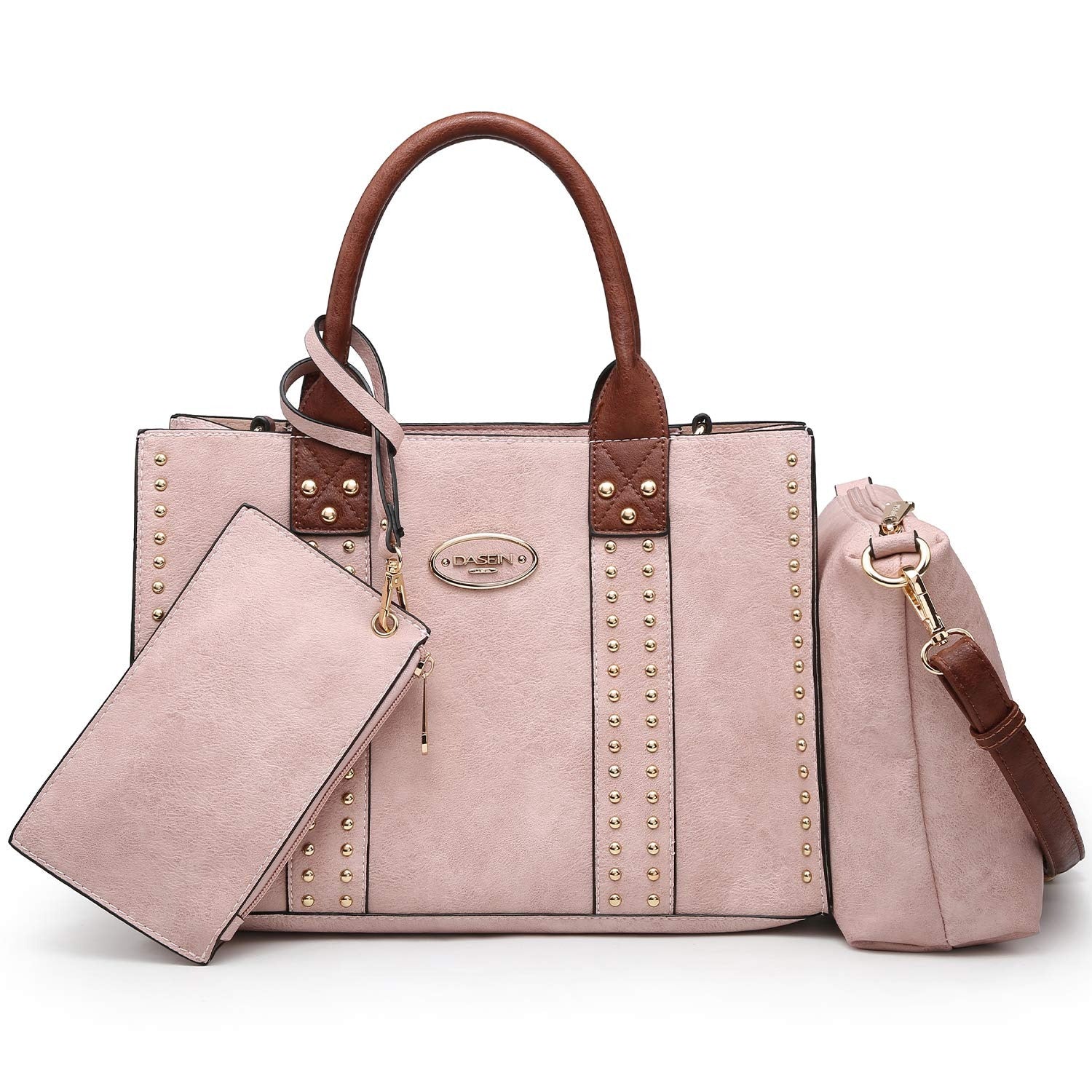 Purses Handbags for Women Tote Wallet Set Top Handle Satchel Shoulder Hobo Bag 3pcs