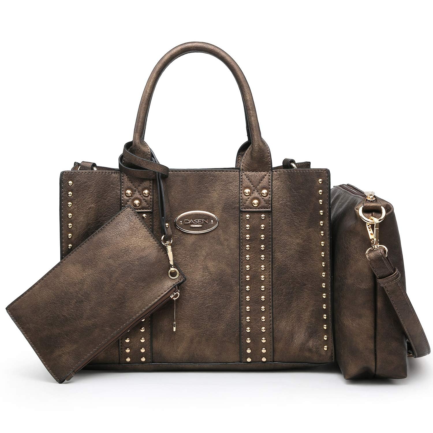 Purses Handbags for Women Tote Wallet Set Top Handle Satchel Shoulder Hobo Bag 3pcs