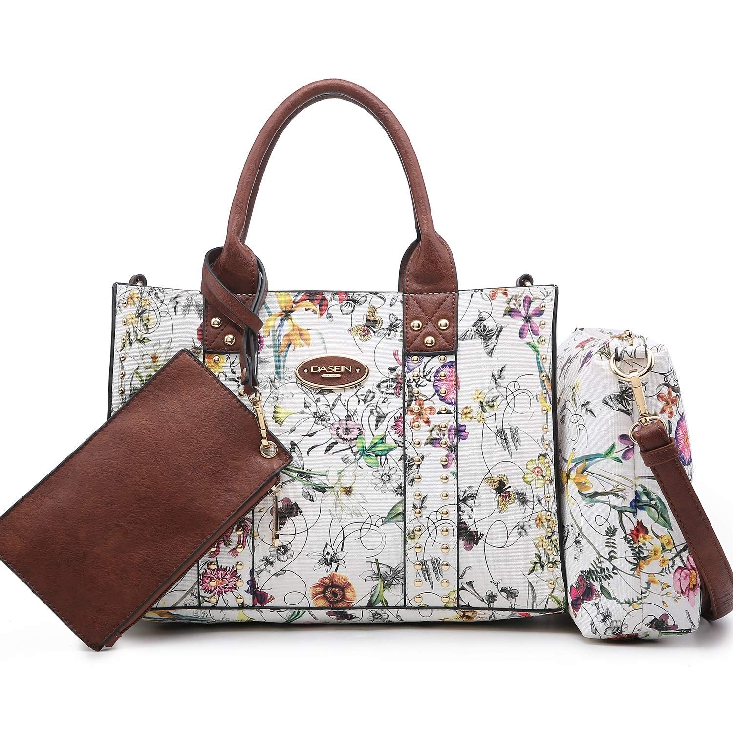 Purses Handbags for Women Tote Wallet Set Top Handle Satchel Shoulder Hobo Bag 3pcs