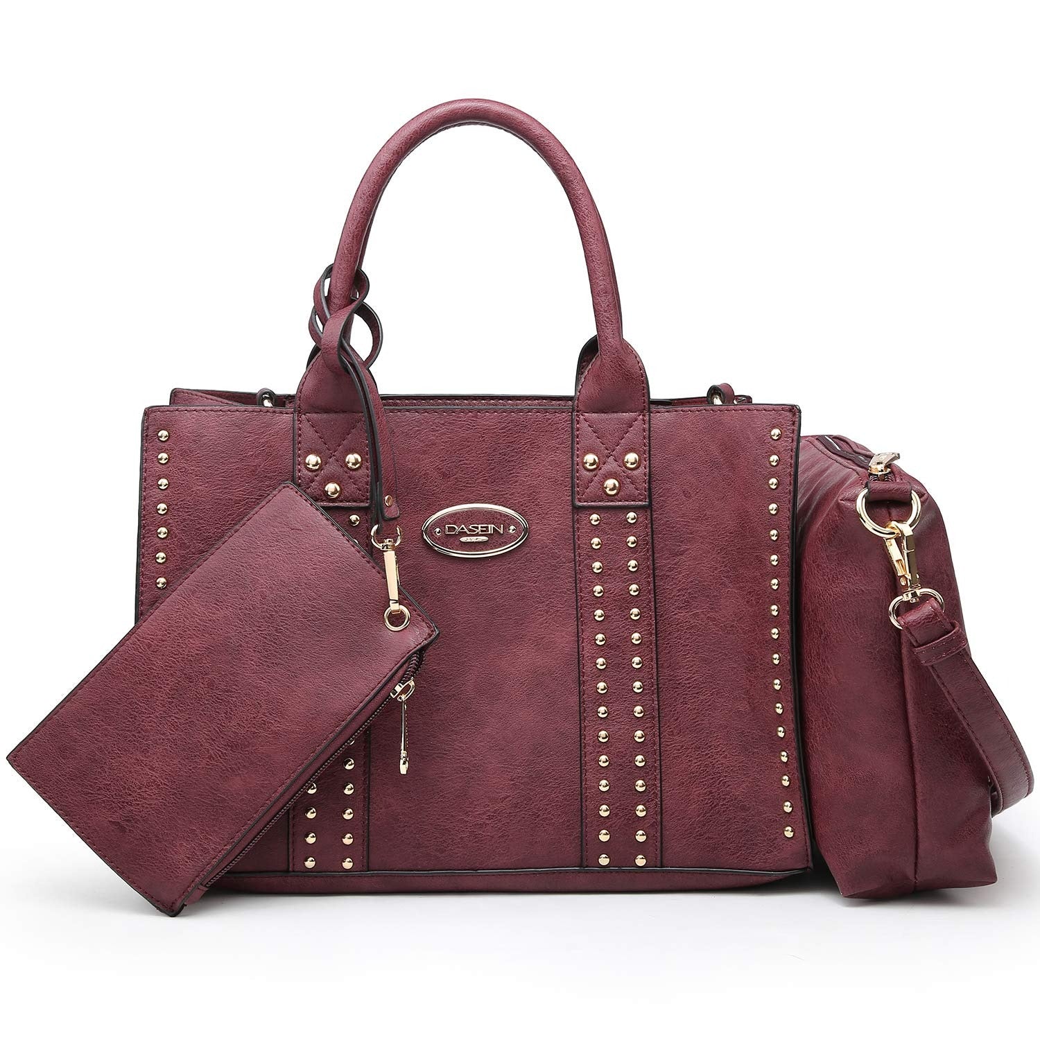 Purses Handbags for Women Tote Wallet Set Top Handle Satchel Shoulder Hobo Bag 3pcs